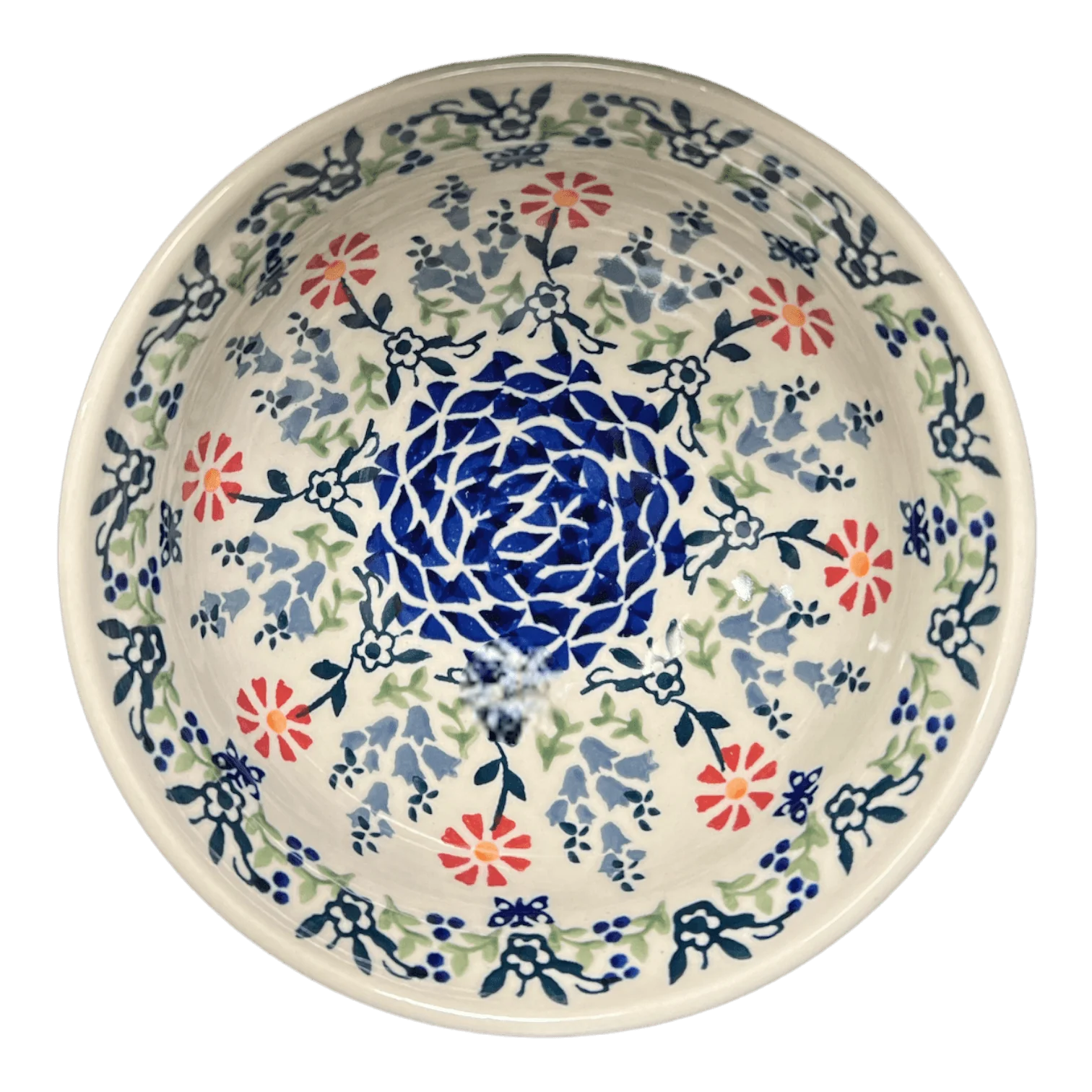 Bowl, Round, 6.75" in "Butterfly Blossoms" by Manufaktura | M090T-MM02 - Image 3