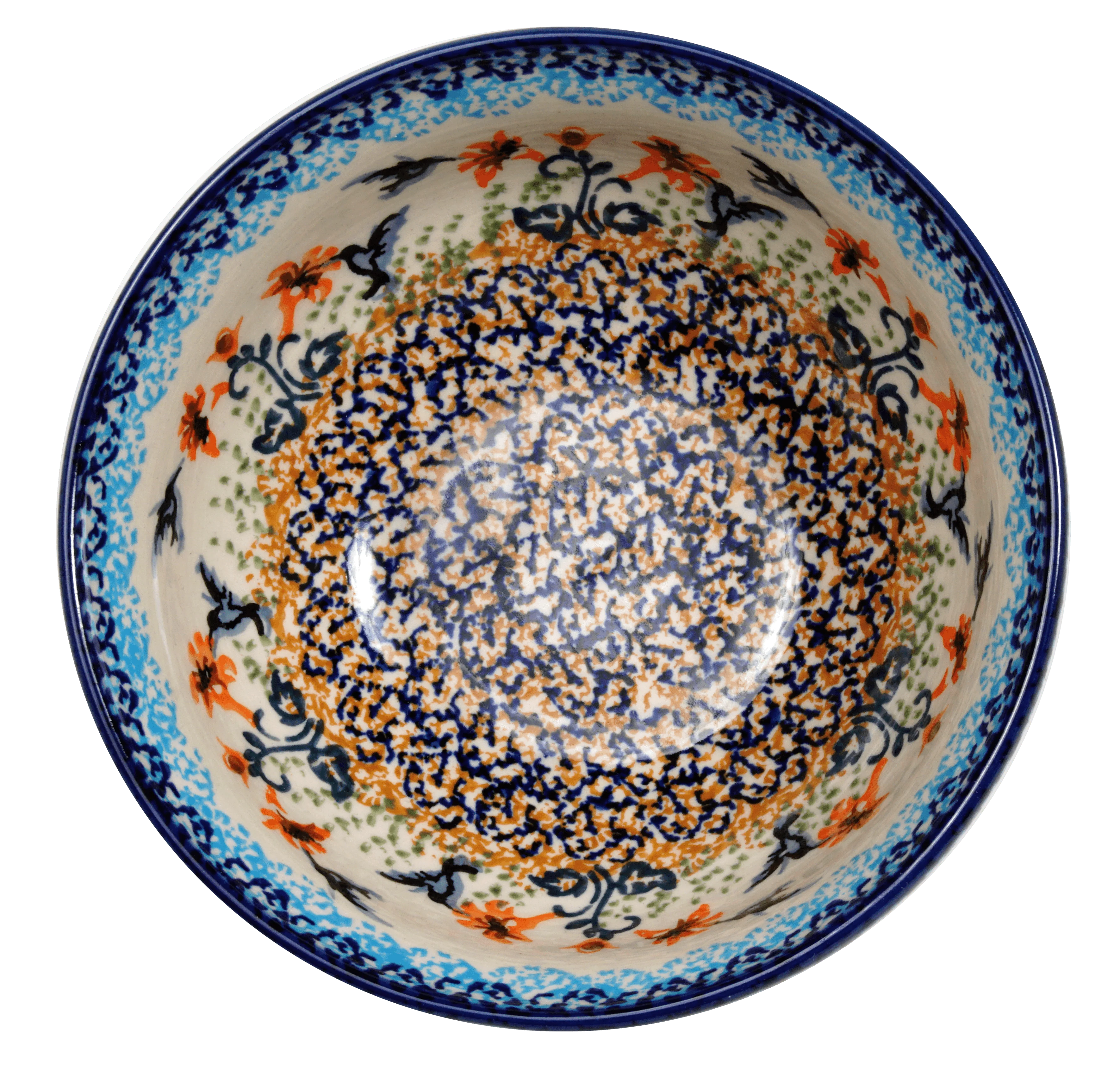 Bowl, Round, 6.75" in "Hummingbird Harvest" by Manufaktura | M090S-JZ35 - Image 2