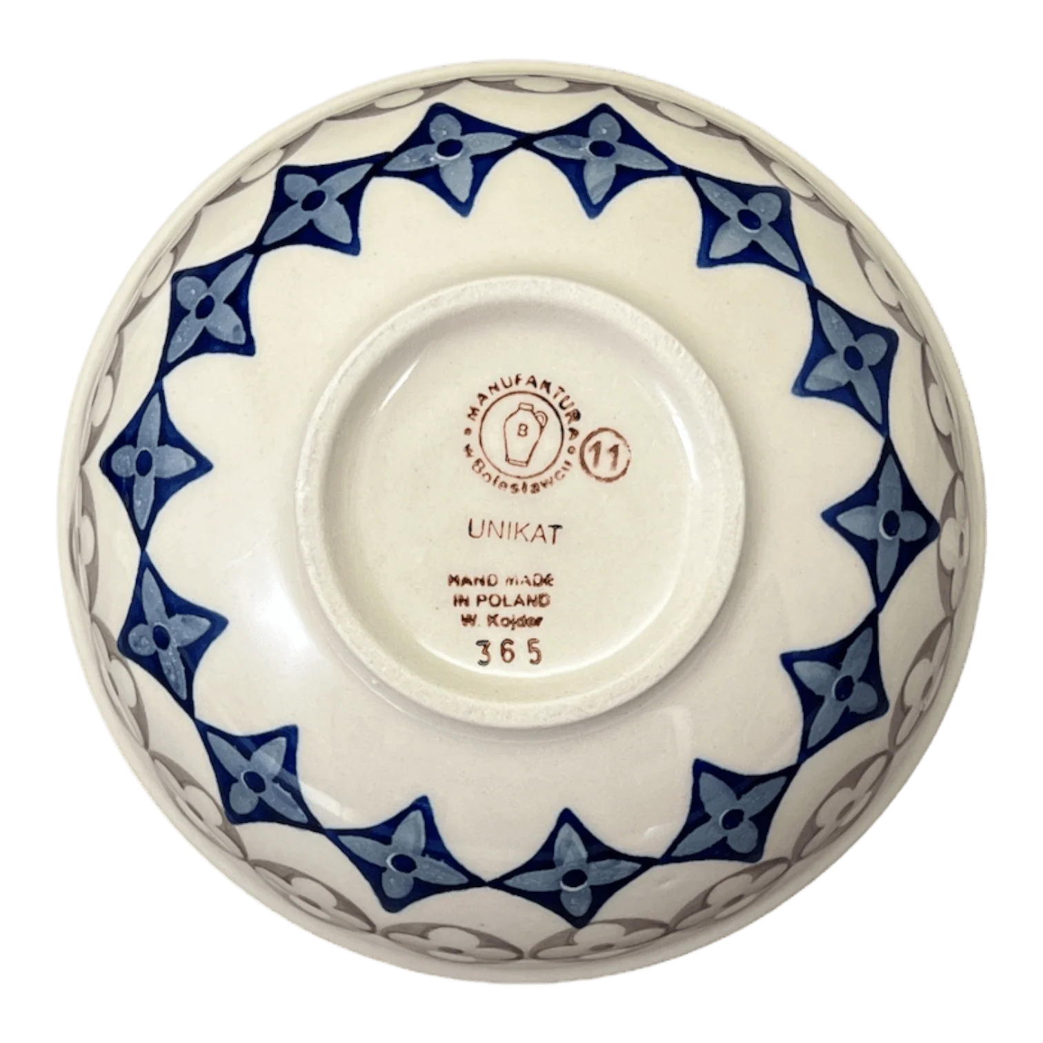 Bowl, Round, 6" in "Diamond Blossoms" by Manufaktura | M089U-ZP03 - Image 4