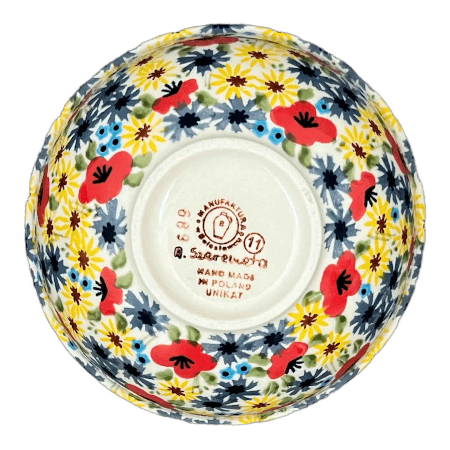 Bowl, Round, 6" in "Sunlit Blossoms" by Manufaktura | M089S-AS62 - Image 4