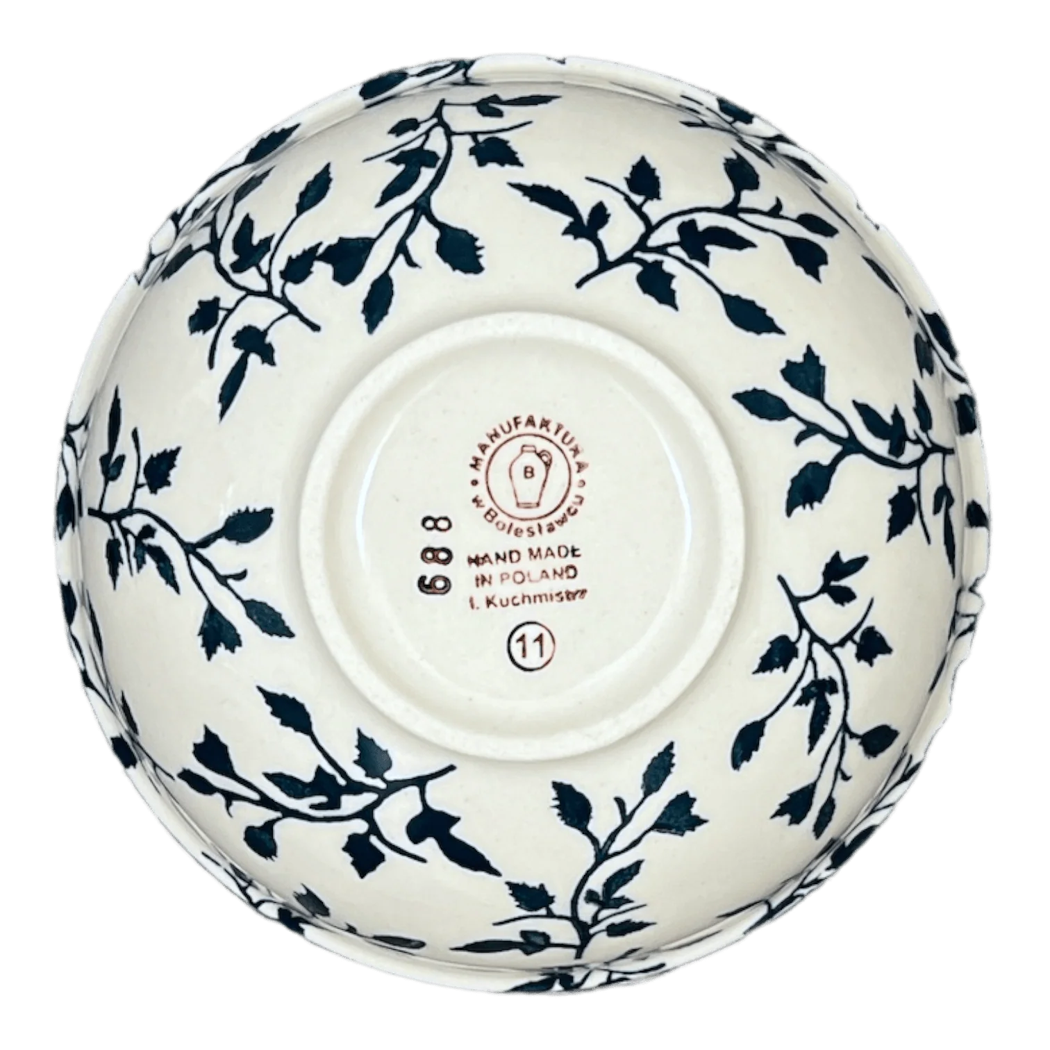 Bowl, Round, 6" in "Green Spray" by Manufaktura | M089T-LISZ - Image 4