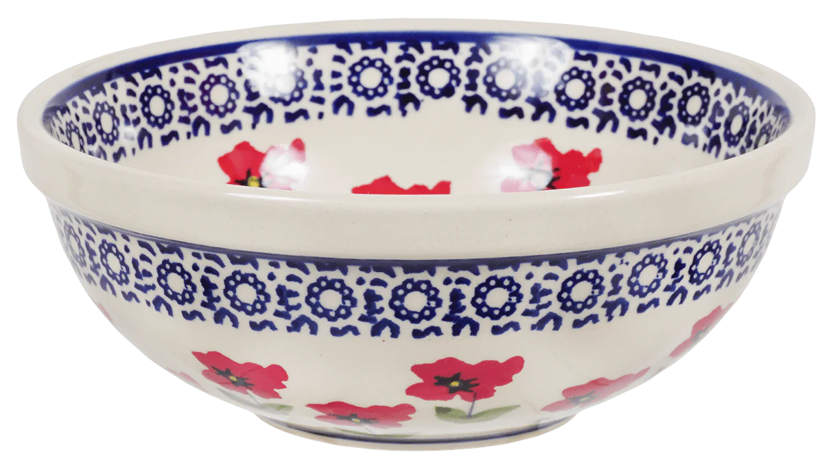 Bowl, Round, 6" in "Poppy Garden" by Manufaktura | M089T-EJ01