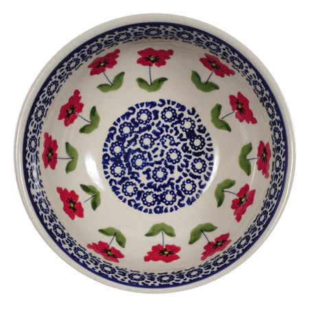 Bowl, Round, 6" in "Poppy Garden" by Manufaktura | M089T-EJ01 - Image 3