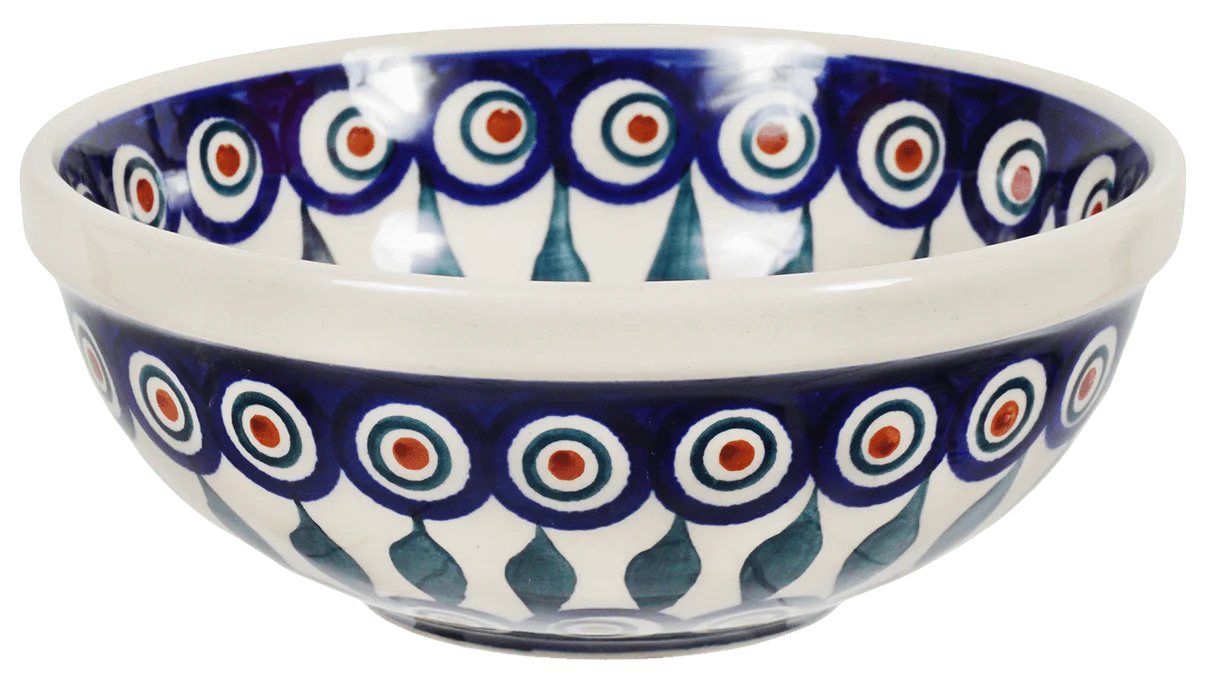 Bowl, Round, 6" in "Peacock" by Manufaktura | M089T-54