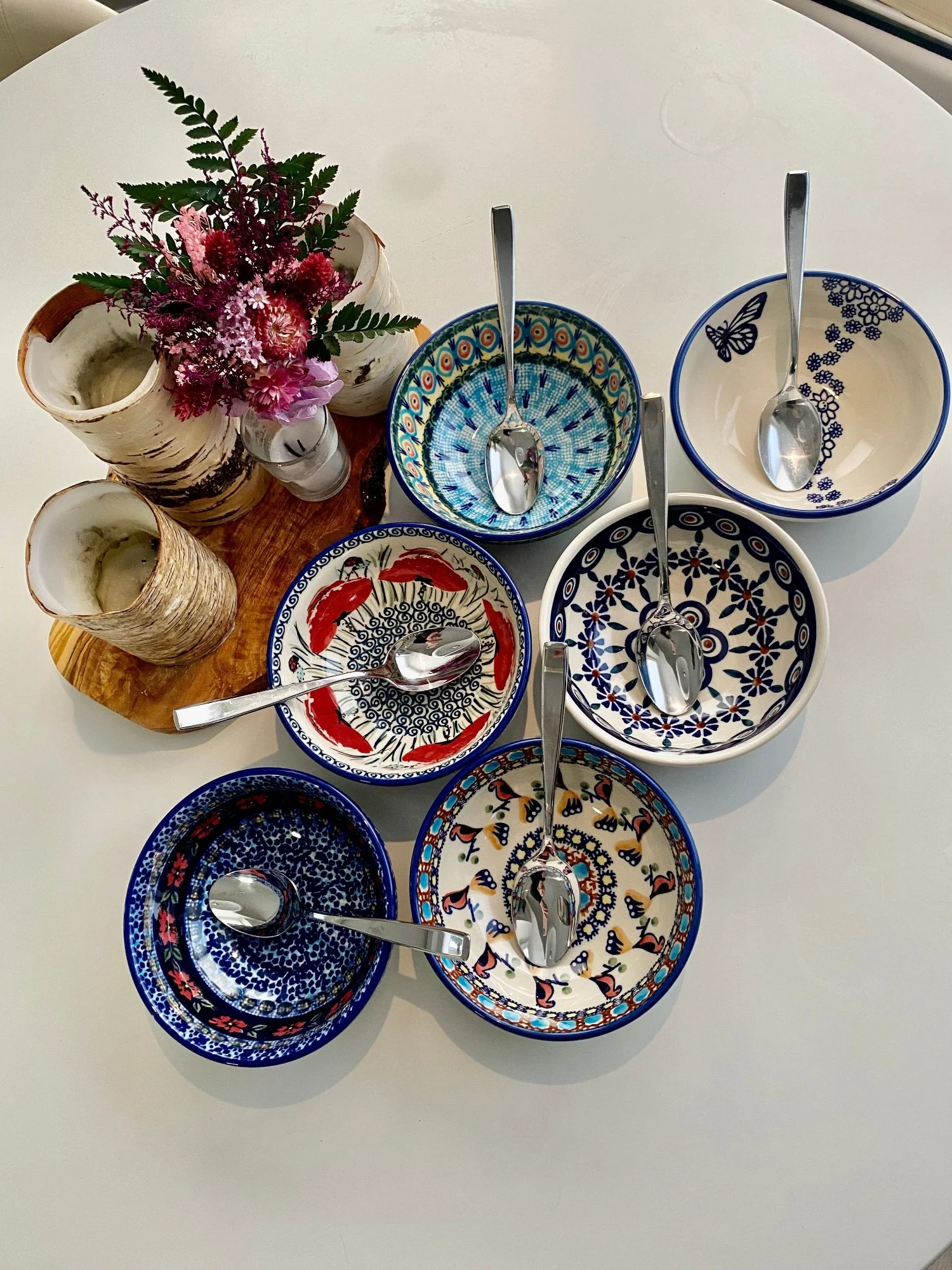 Bowl, Round, 6" in "Peacock" by Manufaktura | M089T-54 - Image 2