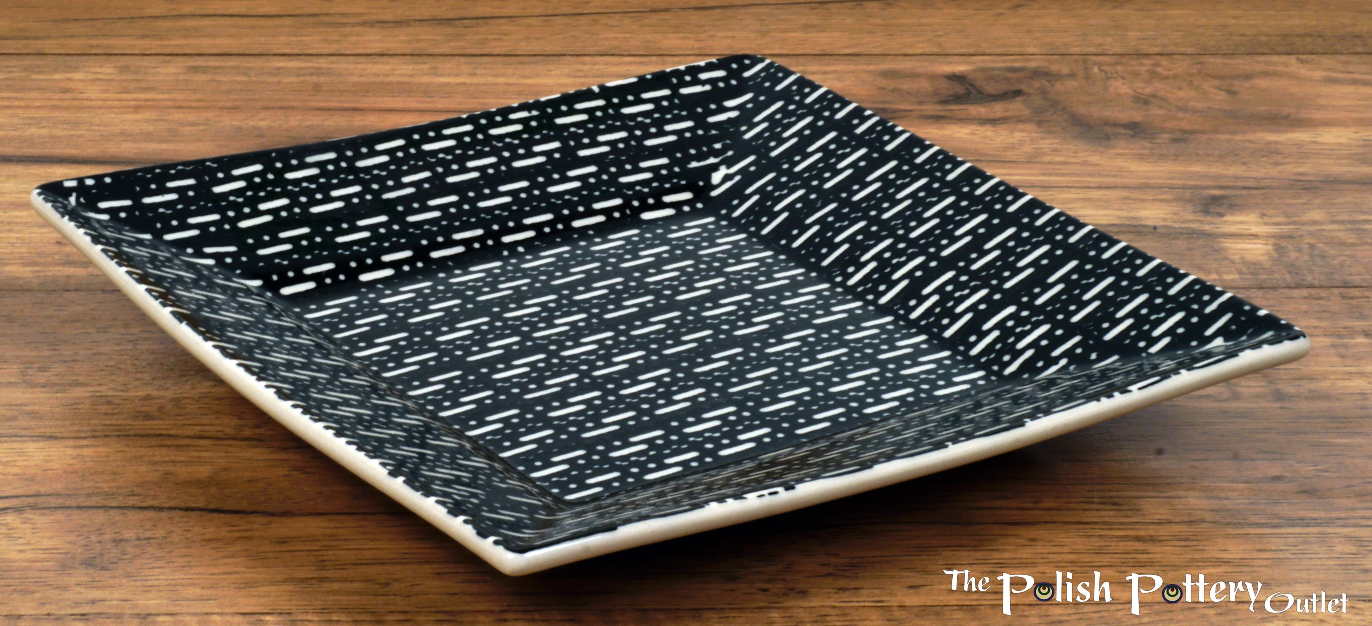 Plate, Square, Dessert, 7" in "Metro" by Manufaktura | T158T-WCZM - Image 3