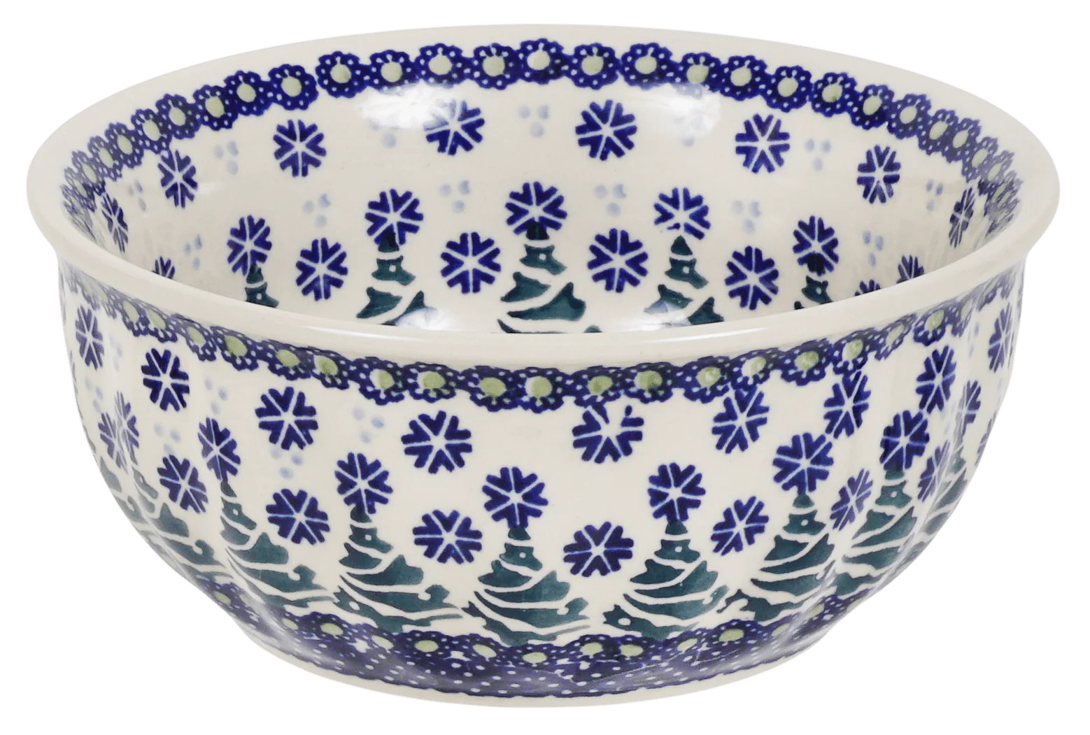 Bowl, Round, 6.5" in "Snowy Pines" by Manufaktura | M084T-U22