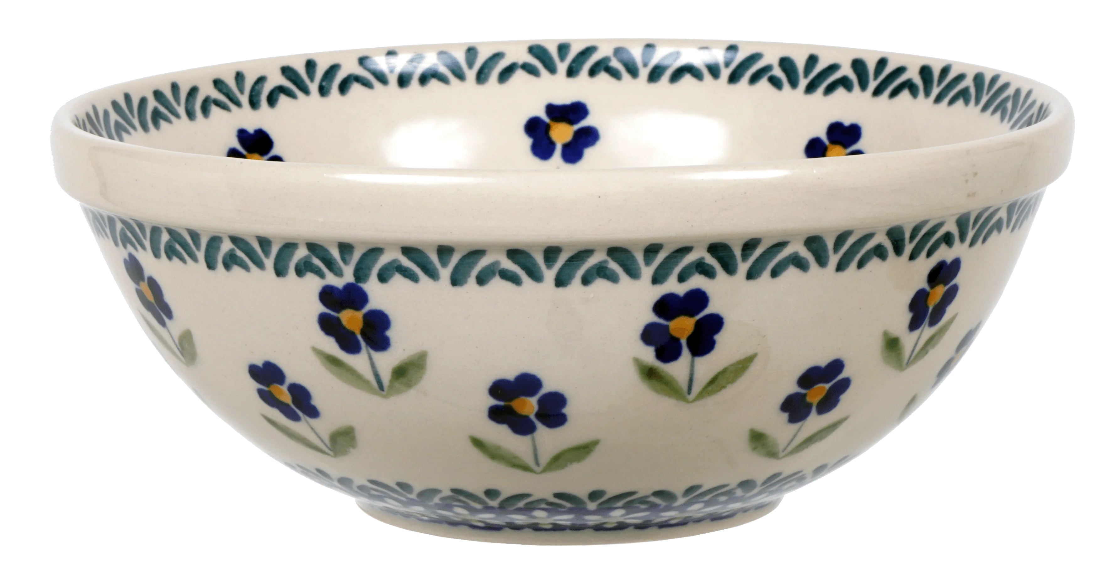 Bowl, Round, 6.75" in "Forget Me Not" by Manufaktura | M090T-ASS