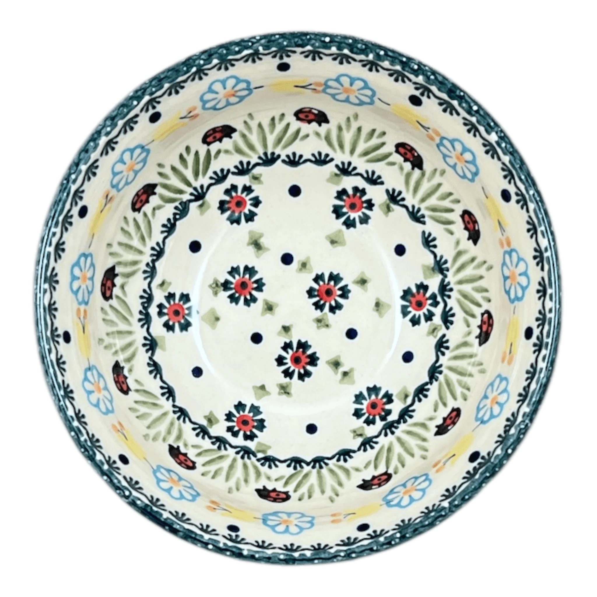 Bowl, Round, 6.75" in "Lady Bugs" by Manufaktura | M090T-IF45 - Image 2