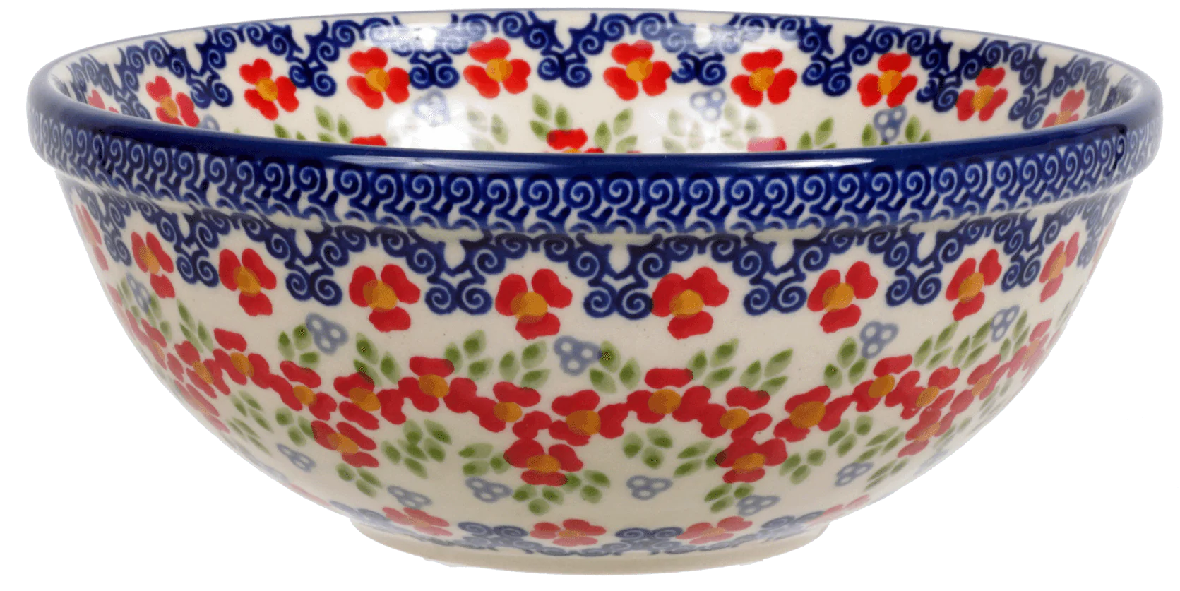 Bowl, Round, 6.75" in "Ring Around the Rosie" by Manufaktura | M090U-P321