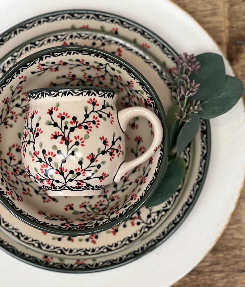 Plate, Round, Dessert, 7.25" in "Cherry Blossoms - Solid Rim" by Manufaktura | T131S-DPGJA - Image 2