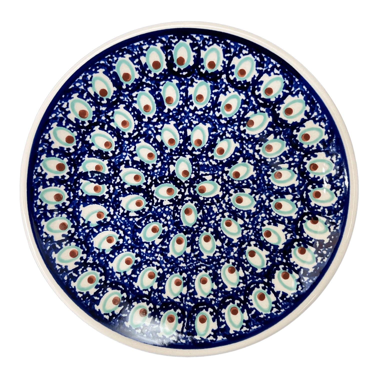 Plate, Round, Dessert, 7.25" in "Fish Eyes" by Manufaktura | T131T-31