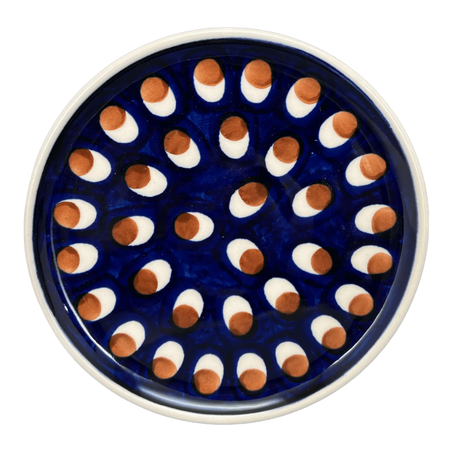 Plate, Round, Dessert, 7.25" in "Pheasant Feathers" by Manufaktura | T131T-52