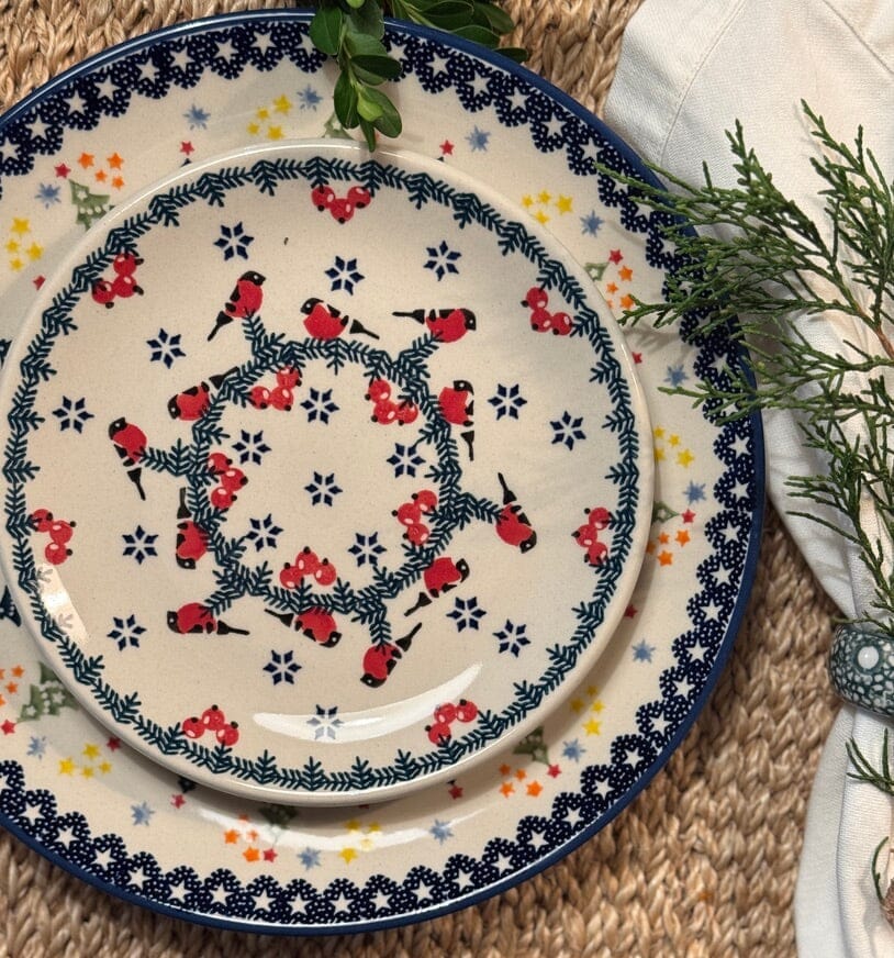 Plate, Round, Dinner, 10" in "Festive Forest" by Manufaktura | T132U-INS6 - Image 3