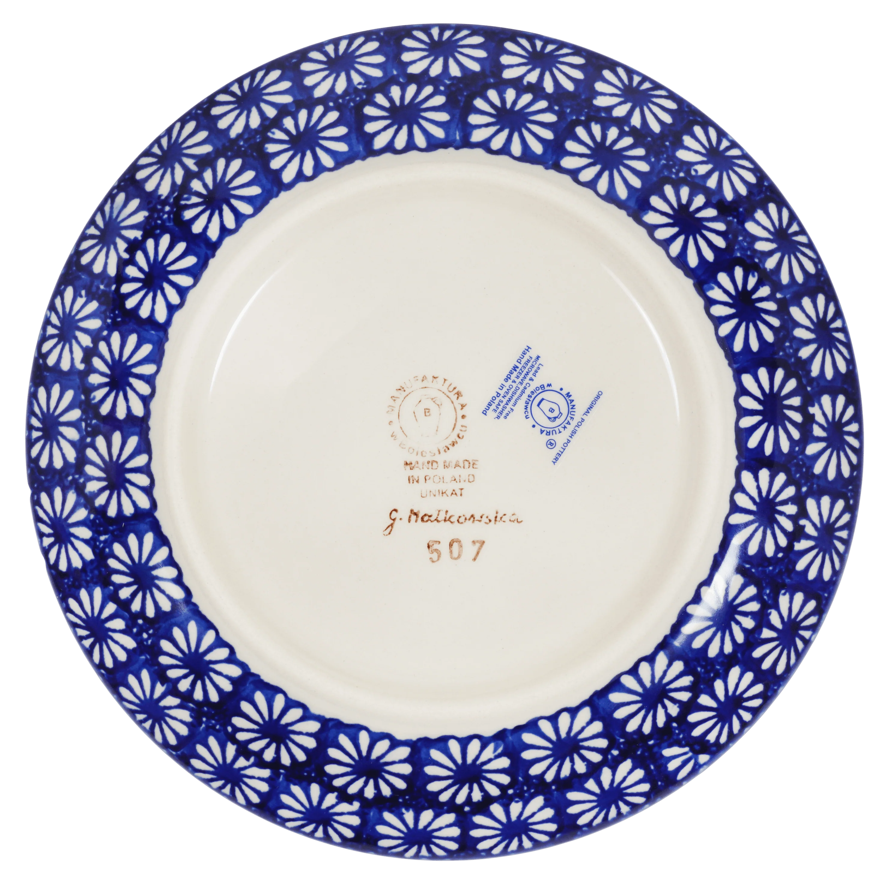 Plate, Round, Dessert, 7.25" in "Sun-Kissed Garden" by Manufaktura | T131S-GM15 - Image 3