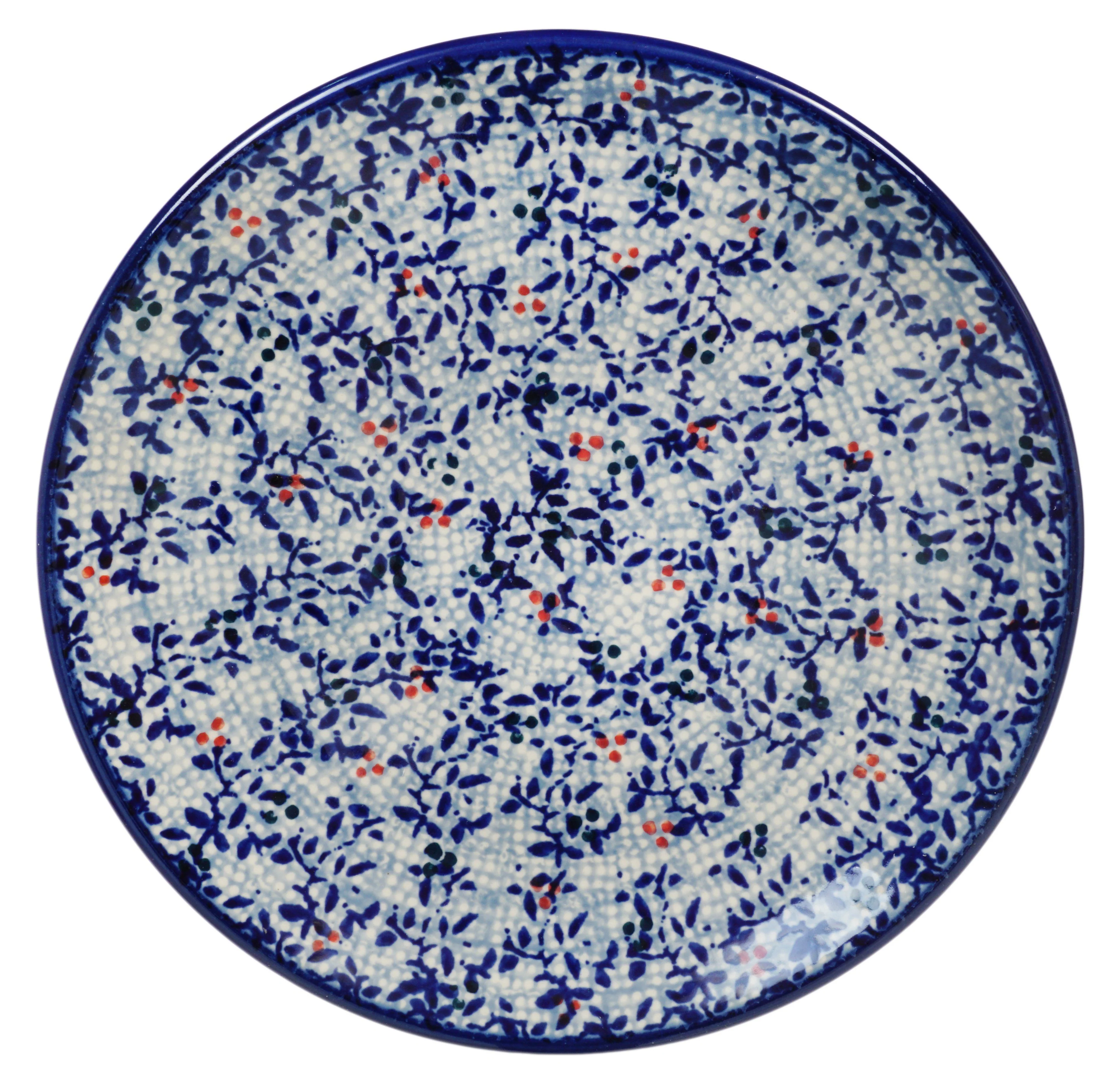 Plate, Round, Dessert, 7.25" in "Twilight Berries" by Manufaktura | T131U-GP14