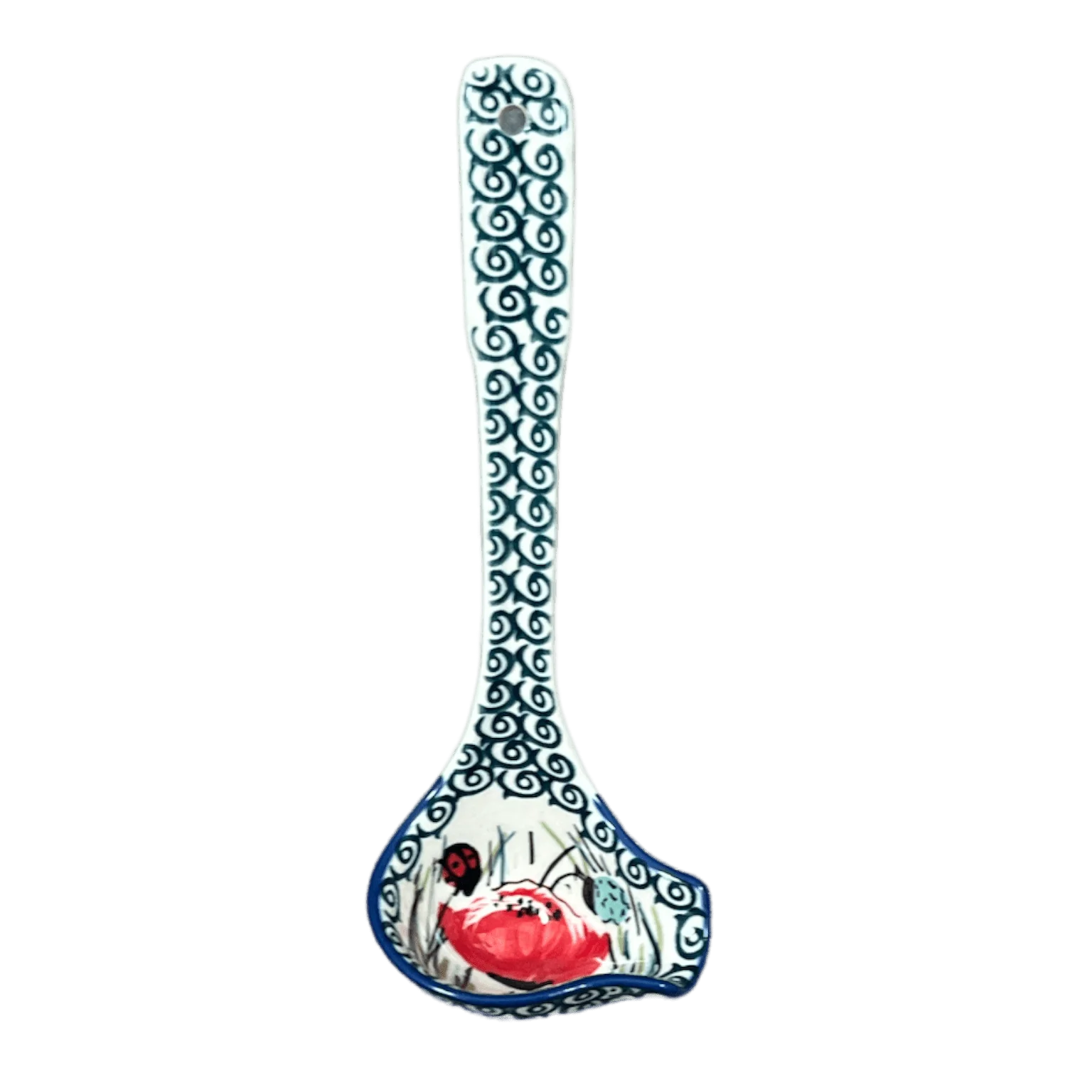 Ladle, Gravy, 7.5" in "Poppy Paradise" by Manufaktura | L015S-PD01