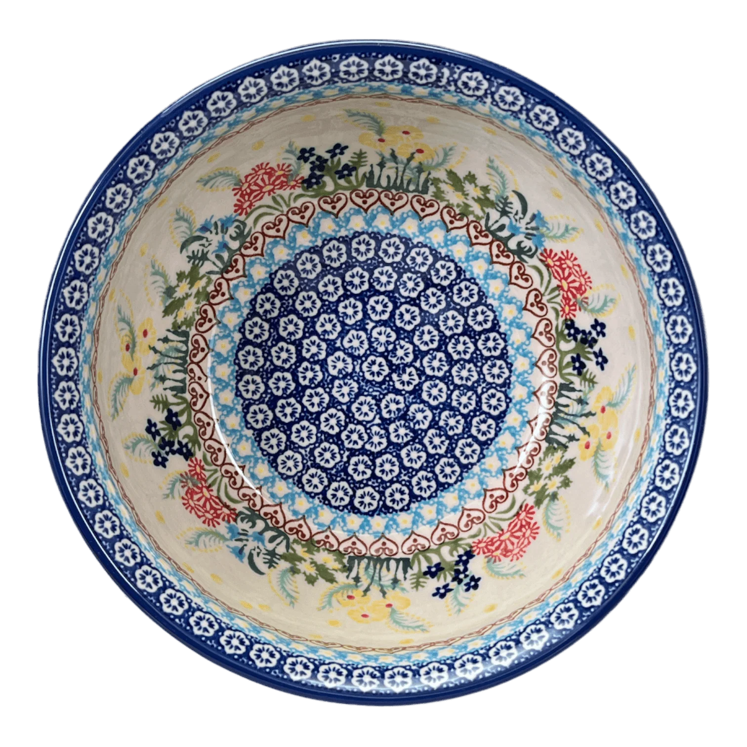 Bowl, Round, 7.75" in "Beautiful Botanicals" by Manufaktura | M085S-DPOG - Image 3
