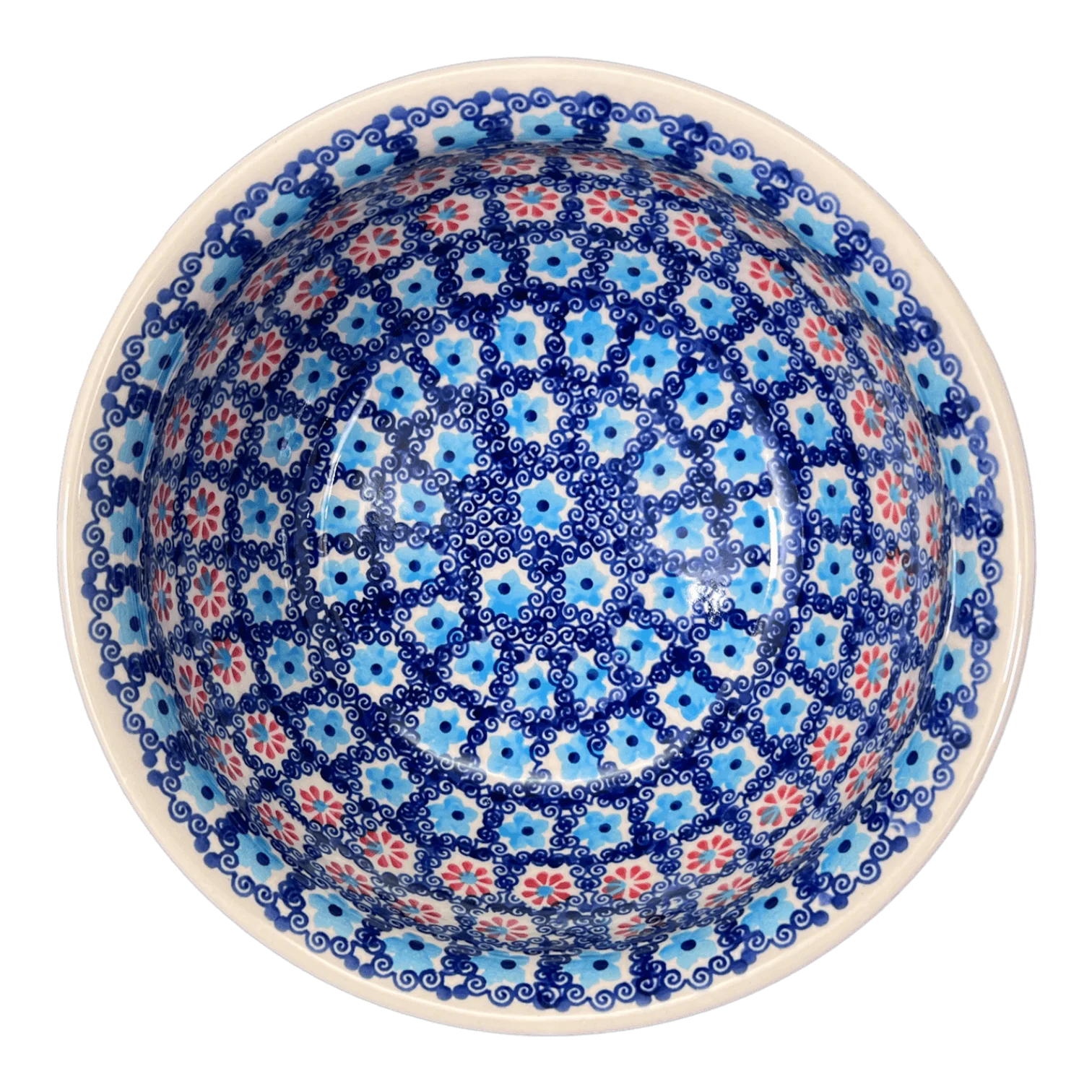 Bowl, Round, 7.75" in "Daisy Circle" by Manufaktura | M085T-MS01 - Image 3