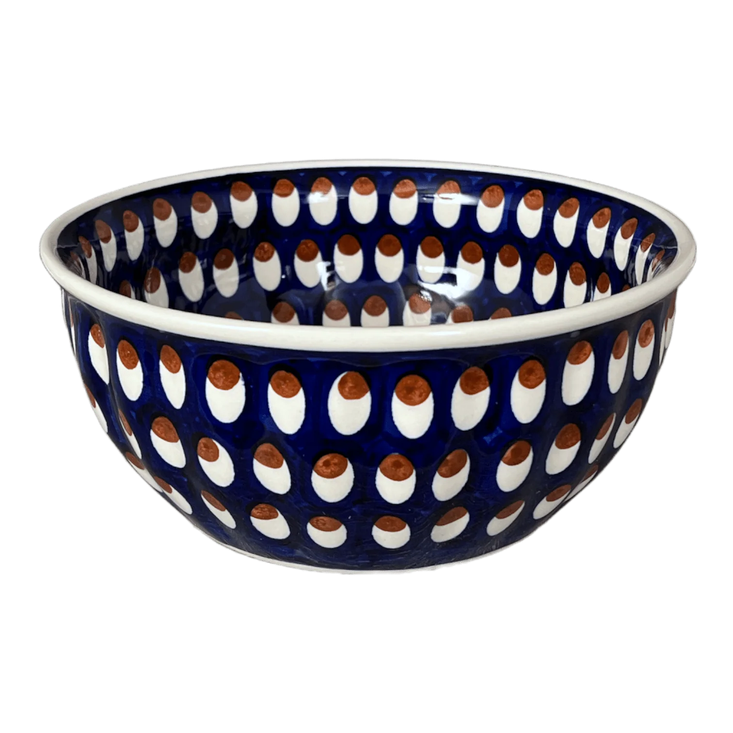 Bowl, Round, 7.75" in "Pheasant Feathers" by Manufaktura | M085T-52