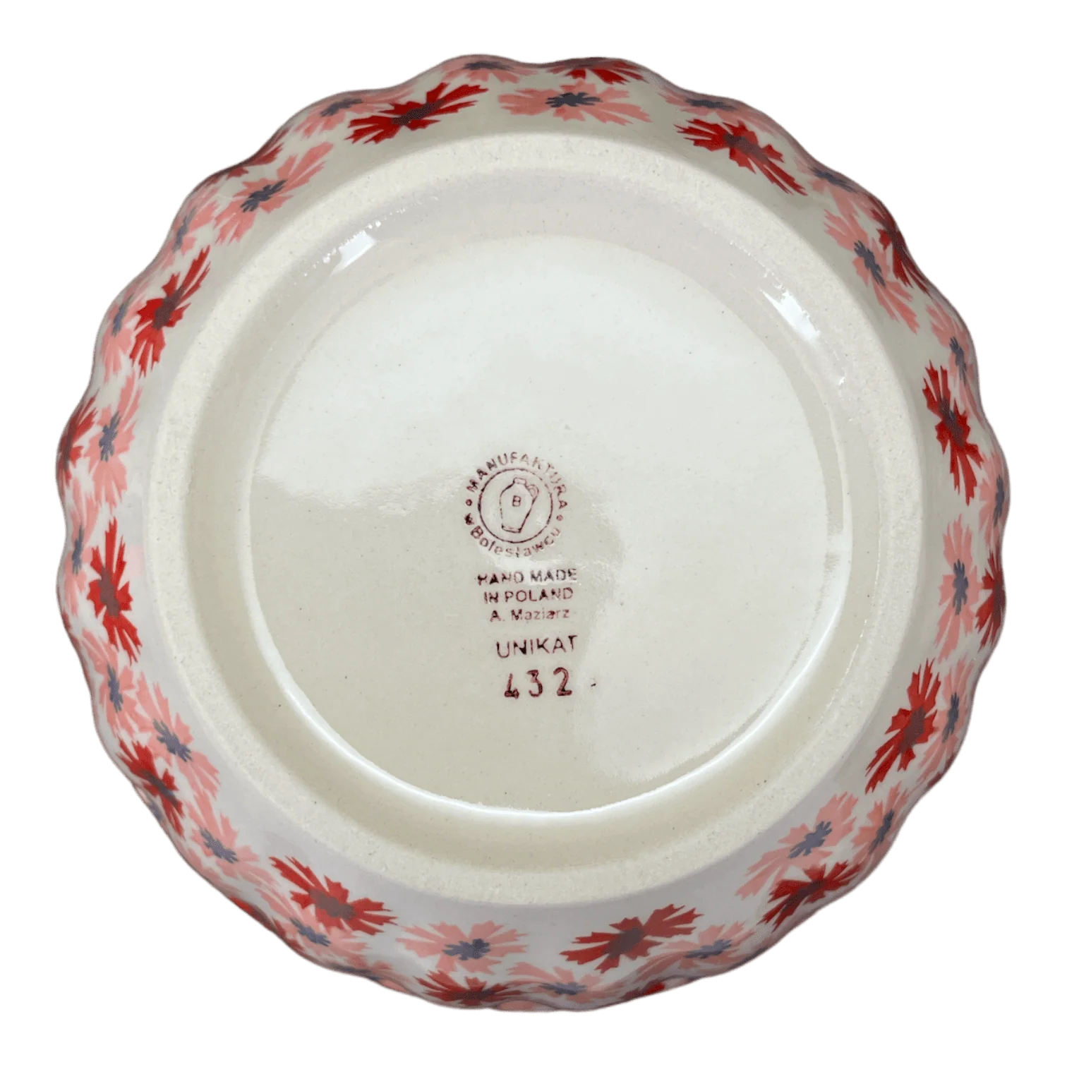 Bowl, Round, 7.75" in "Scarlet Daisy" by Manufaktura | M085U-AS73 - Image 4
