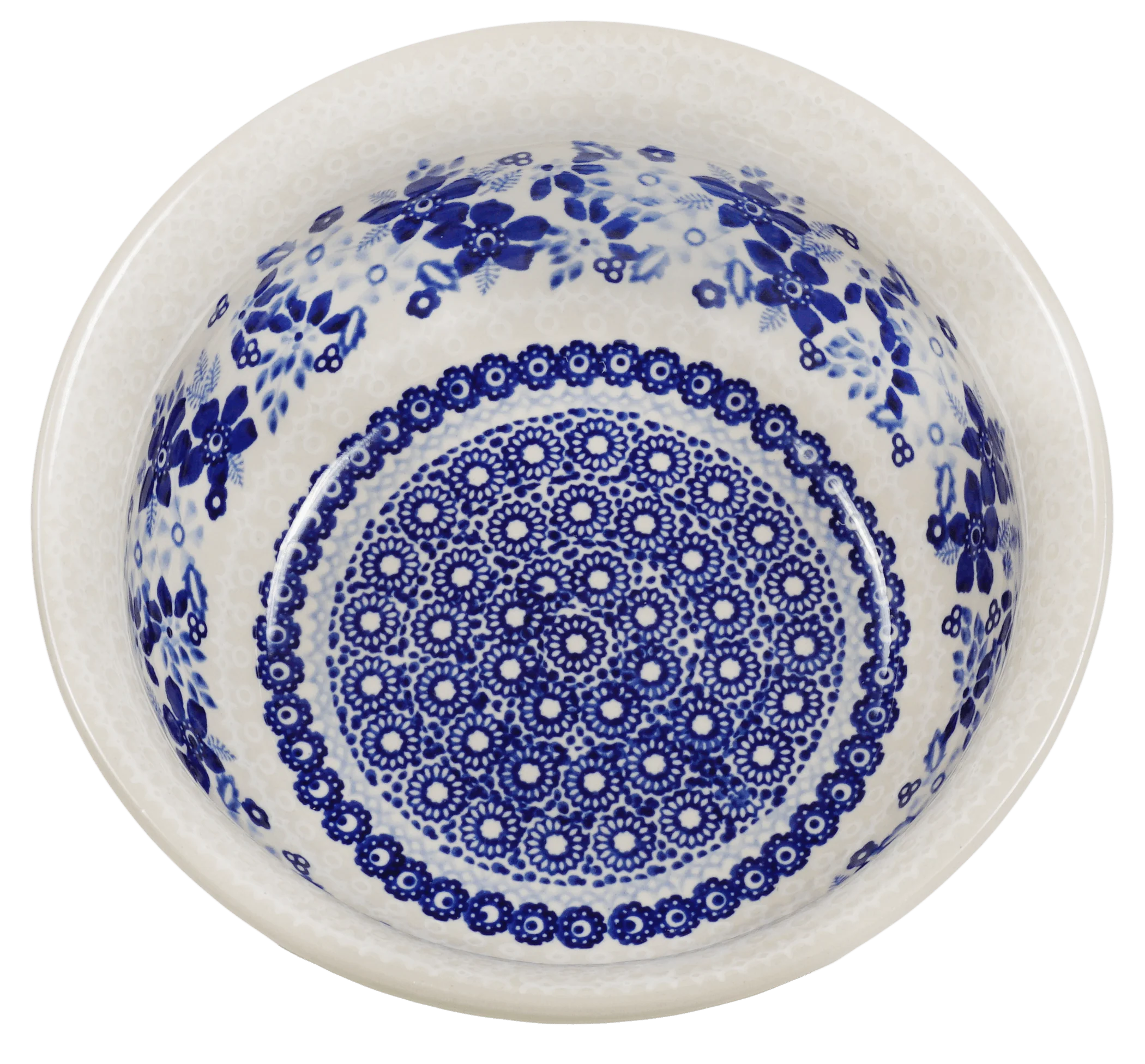 Bowl, Round, 7.75" in "Duet in Blue & White" by Manufaktura | M085S-SB04 - Image 3