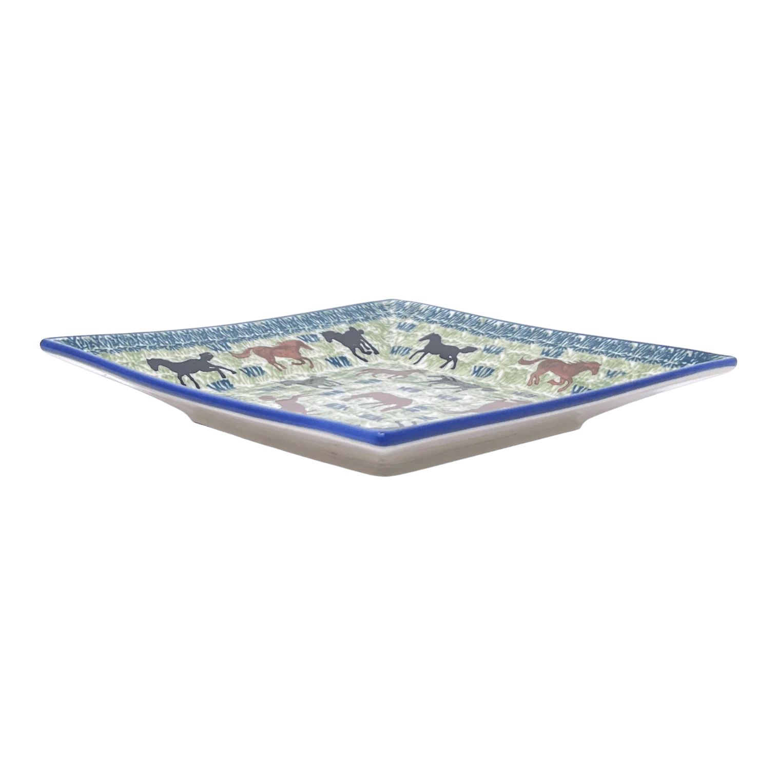 Plate, Square, Dessert, 7" in "On the Range" by Manufaktura | T158U-INK2 - Image 3