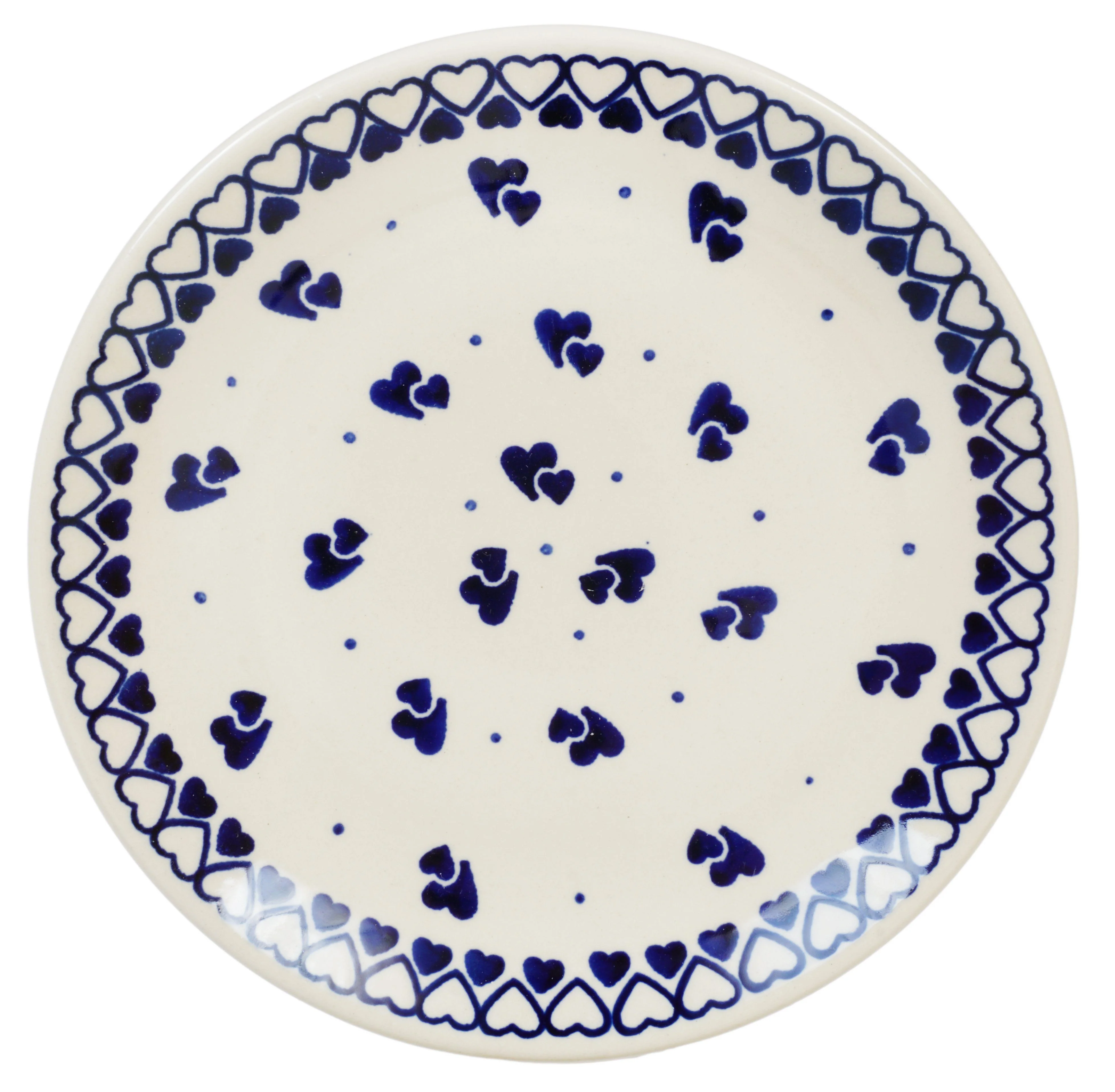 Plate, Round, Dessert, 7.25" in "Heart-2-Heart" by Manufaktura | T131T-SE