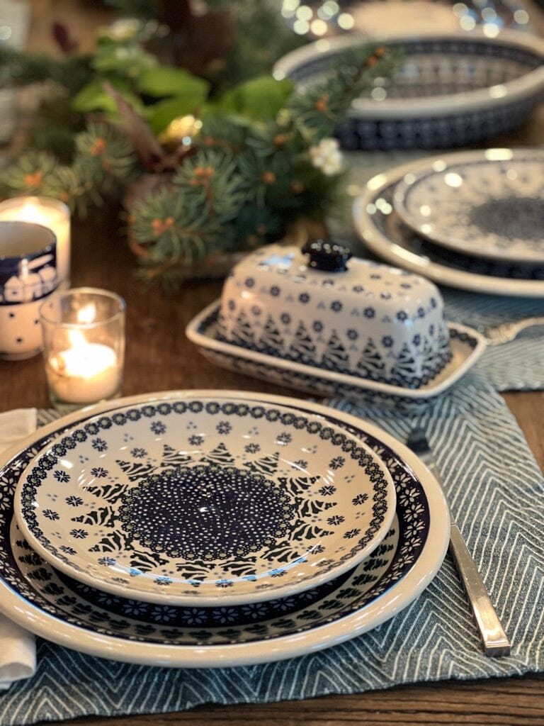 Plate, Round, Dessert, 7.25" in "Snowy Pines" by Manufaktura | T131T-U22 - Image 3