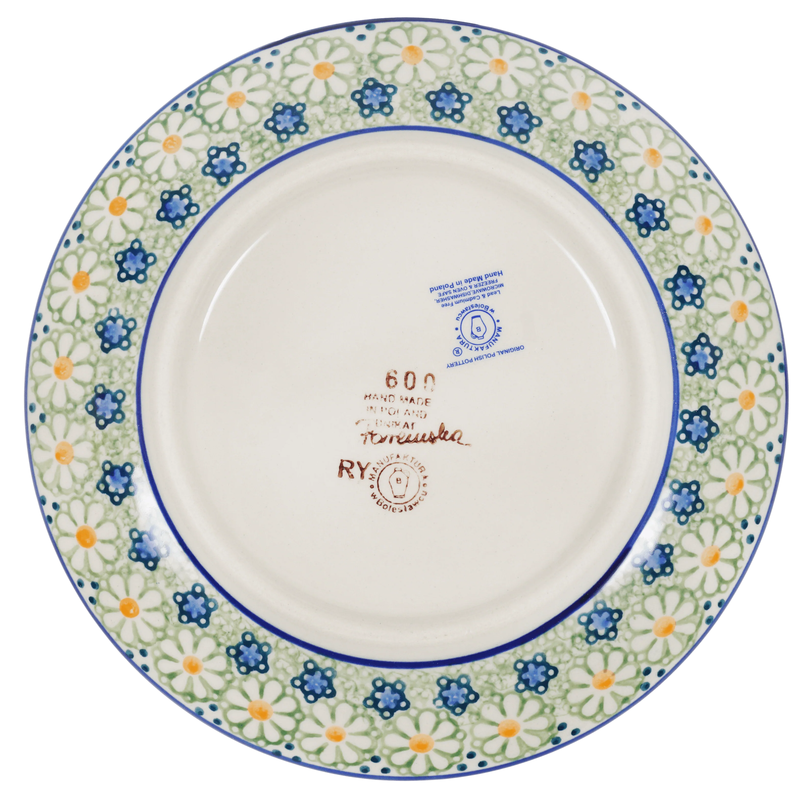 Plate, Round, Dessert, 7.25" in "Spring Morning" by Manufaktura | T131S-LZ - Image 2