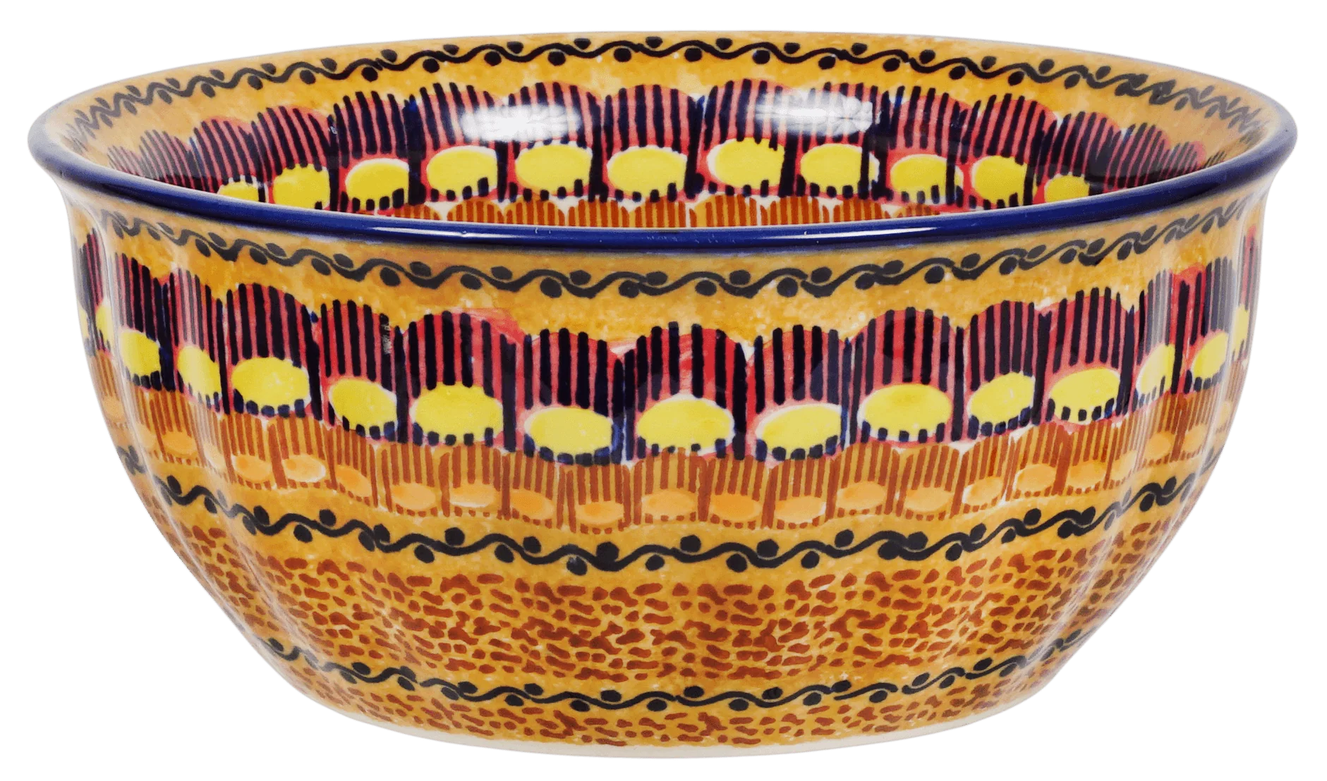Bowl, Round, 7.75" in "Desert Sunrise" by Manufaktura | M085U-KLJ