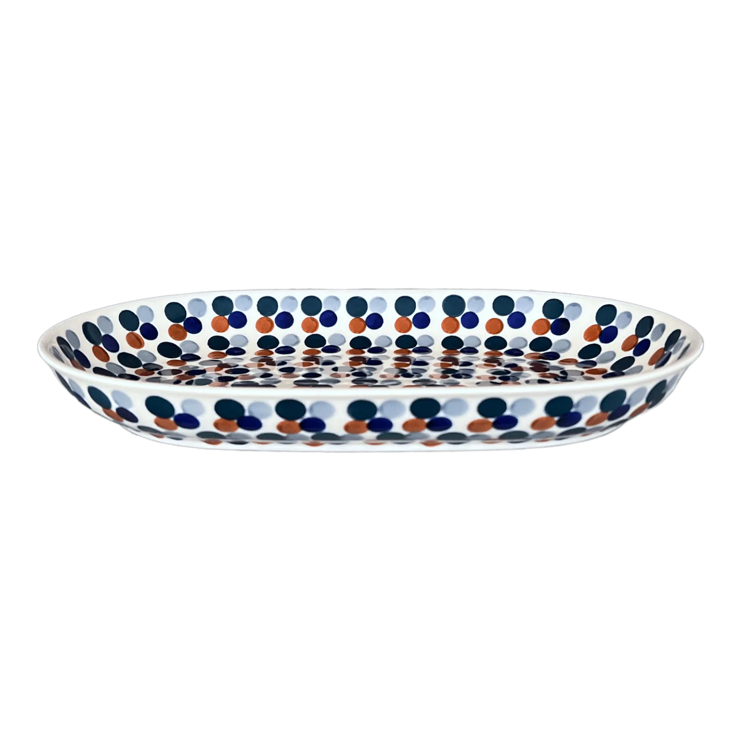 Plate, Roaster, Oval, 7"x11" in "Fall Confetti" by Manufaktura | P099U-BM01 - Image 6