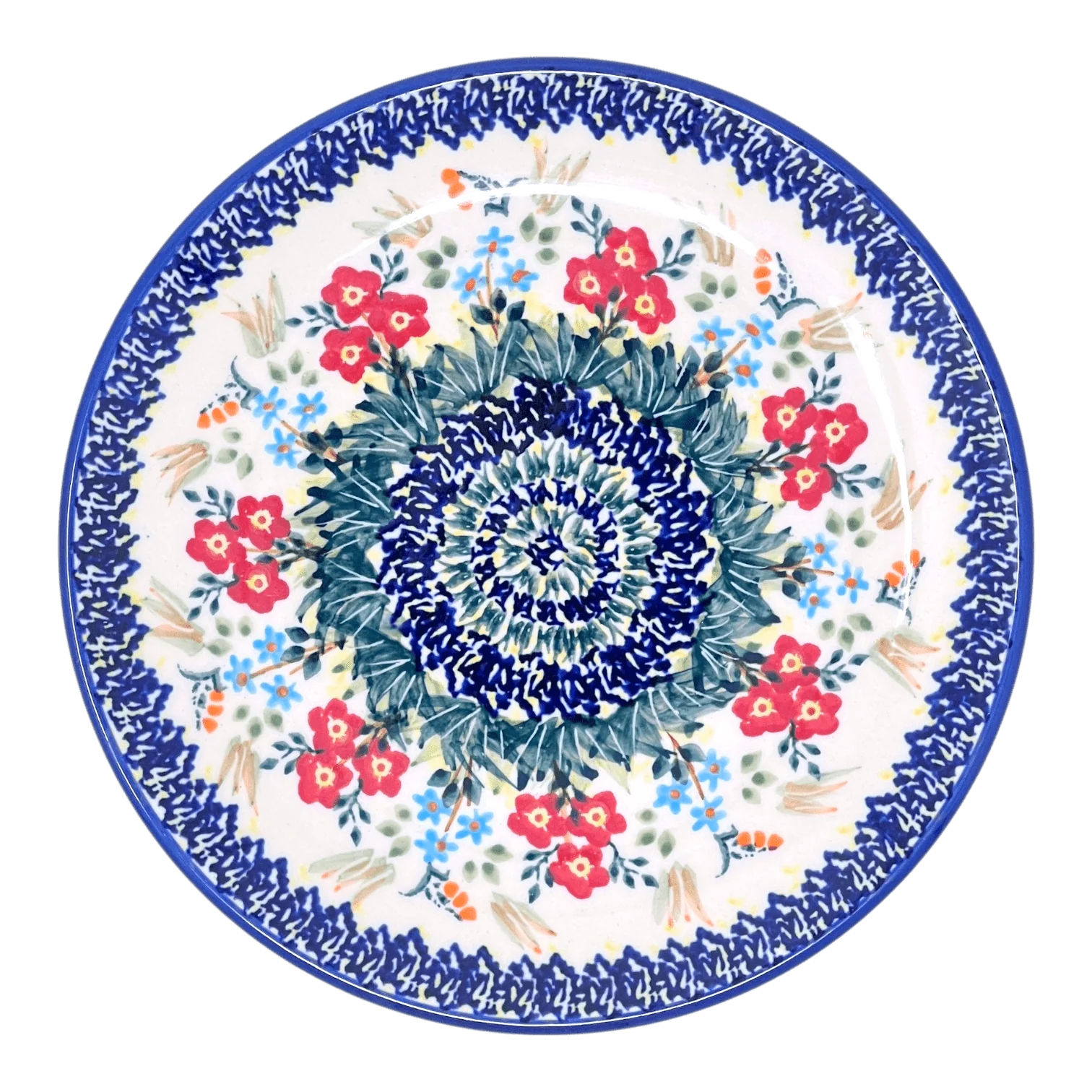 Plate, Round, Salad, 8.5" in "Bundled Bouquets" by Manufaktura | T134S-JZ33