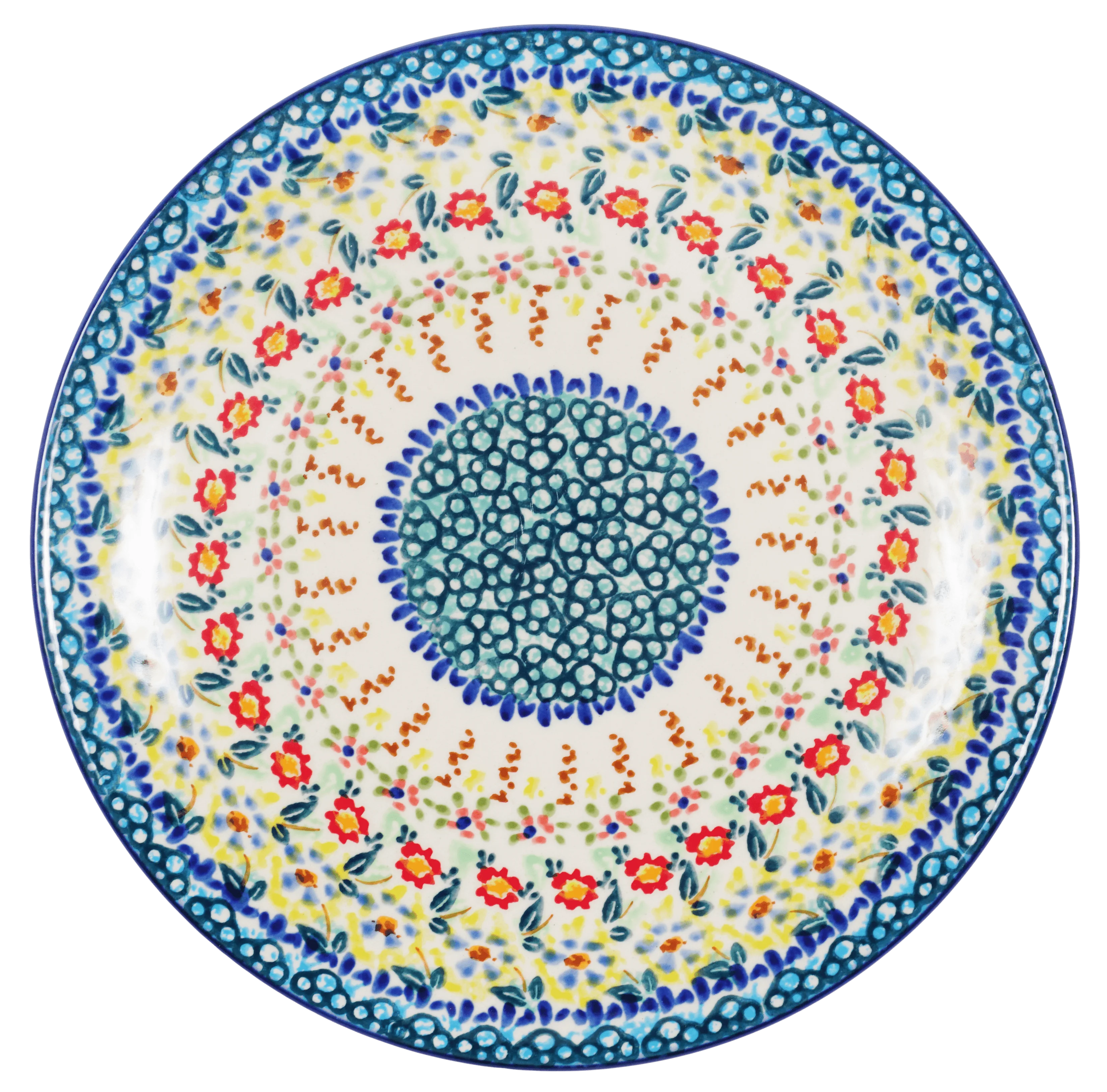 Plate, Round, Salad, 8.5" in "Sunny Border" by Manufaktura | T134S-JZ41