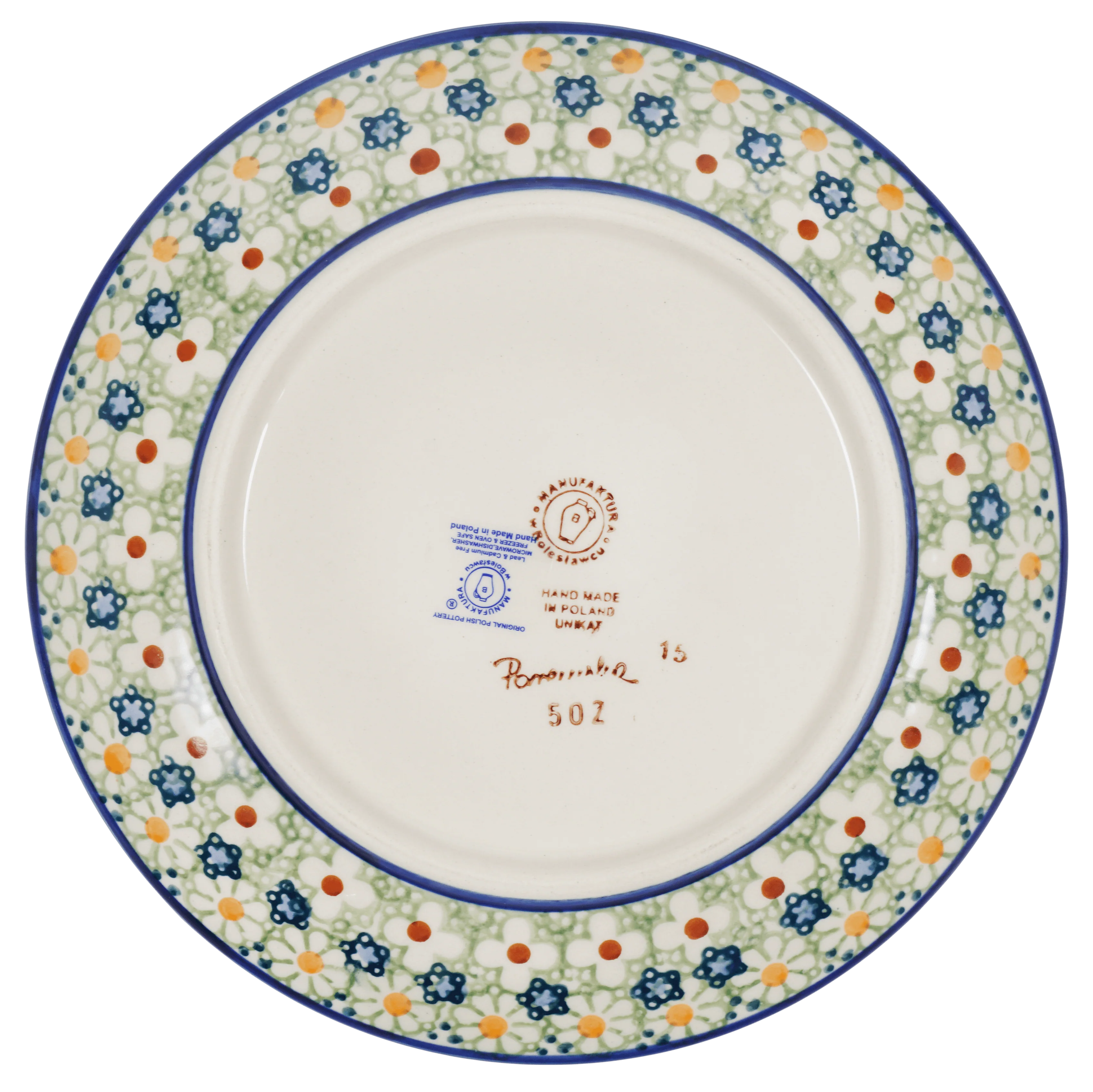 Plate, Round, Salad, 8.5" in "Spring Morning" by Manufaktura | T134S-LZ - Image 2