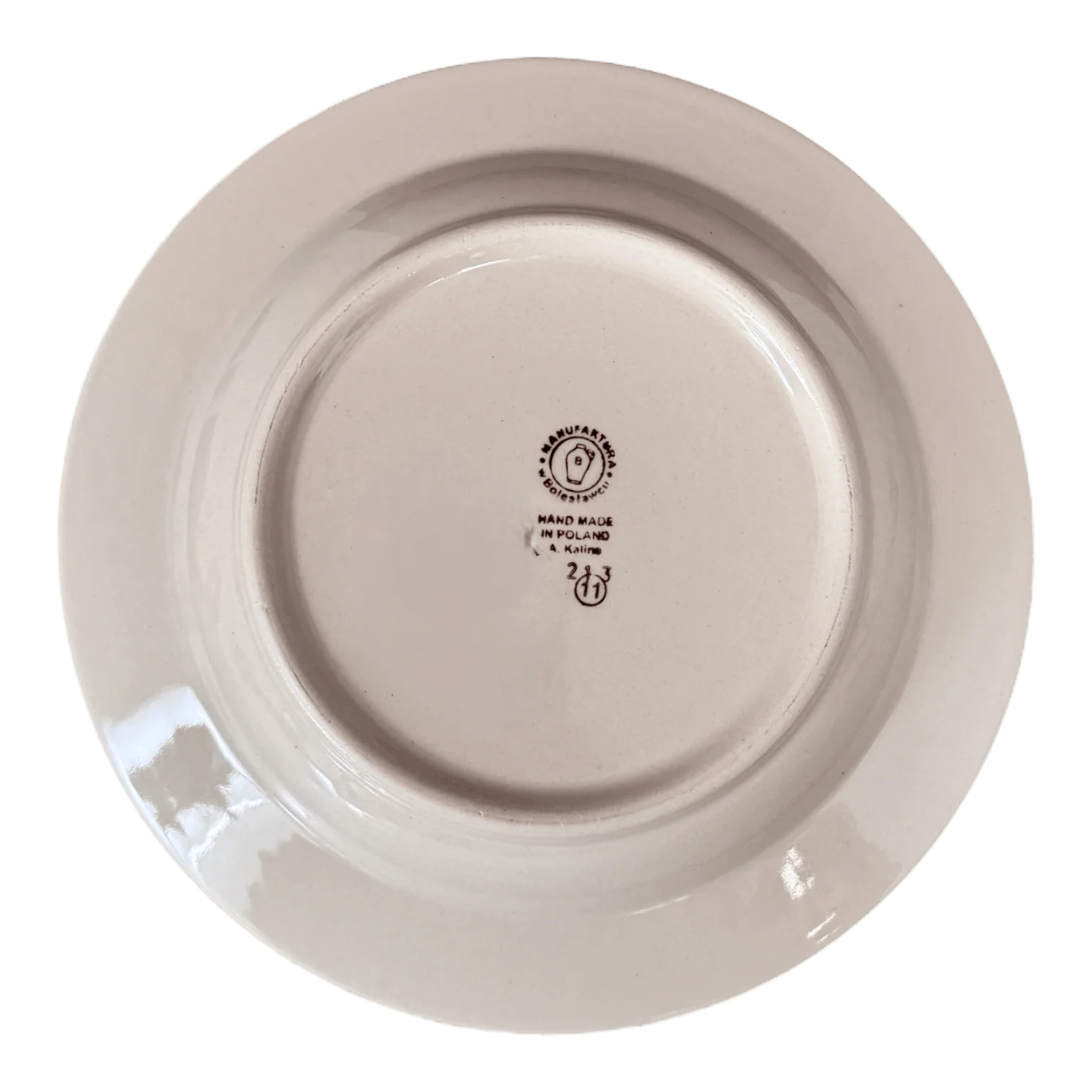 Plate, Round, Soup Plate, 9.25" in "Metro" by Manufaktura | T133T-WCZM - Image 3