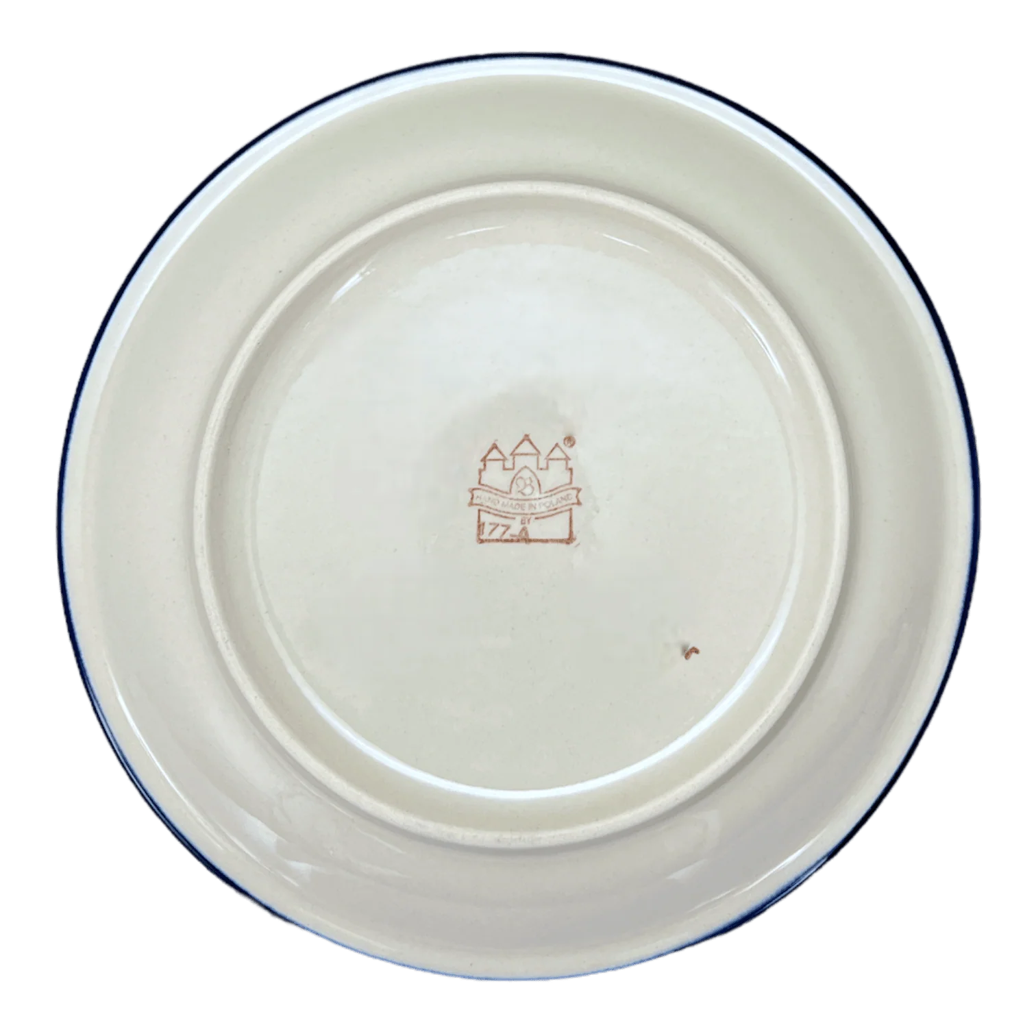 Plate, Round, 9.5" in "Floral Swallows" by Zaklady | Y1001-DU182 - Image 2