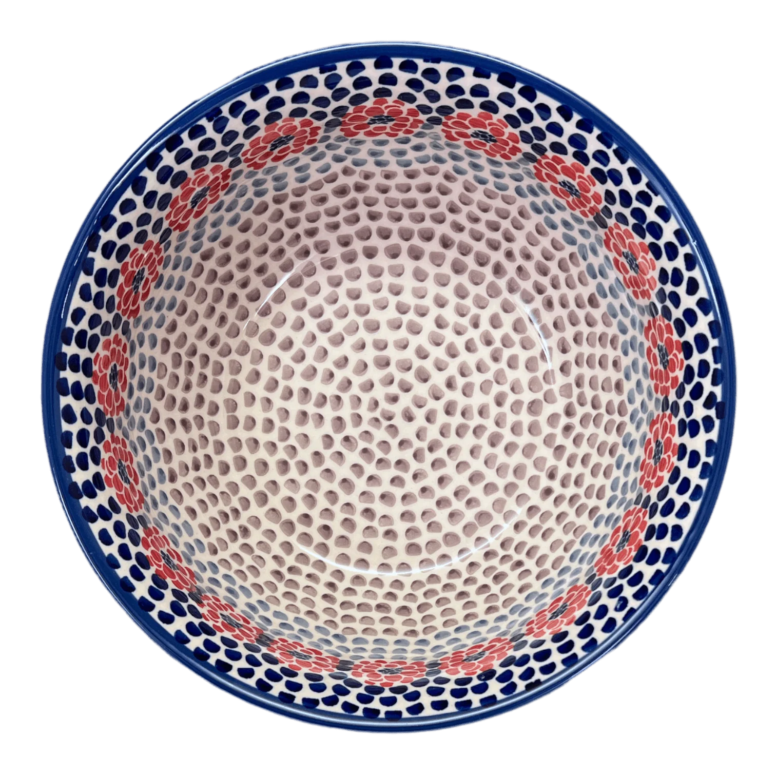 Bowl, Round, 9" Bowl in "Falling Petals" by Manufaktura | M086U-AS72 - Image 3