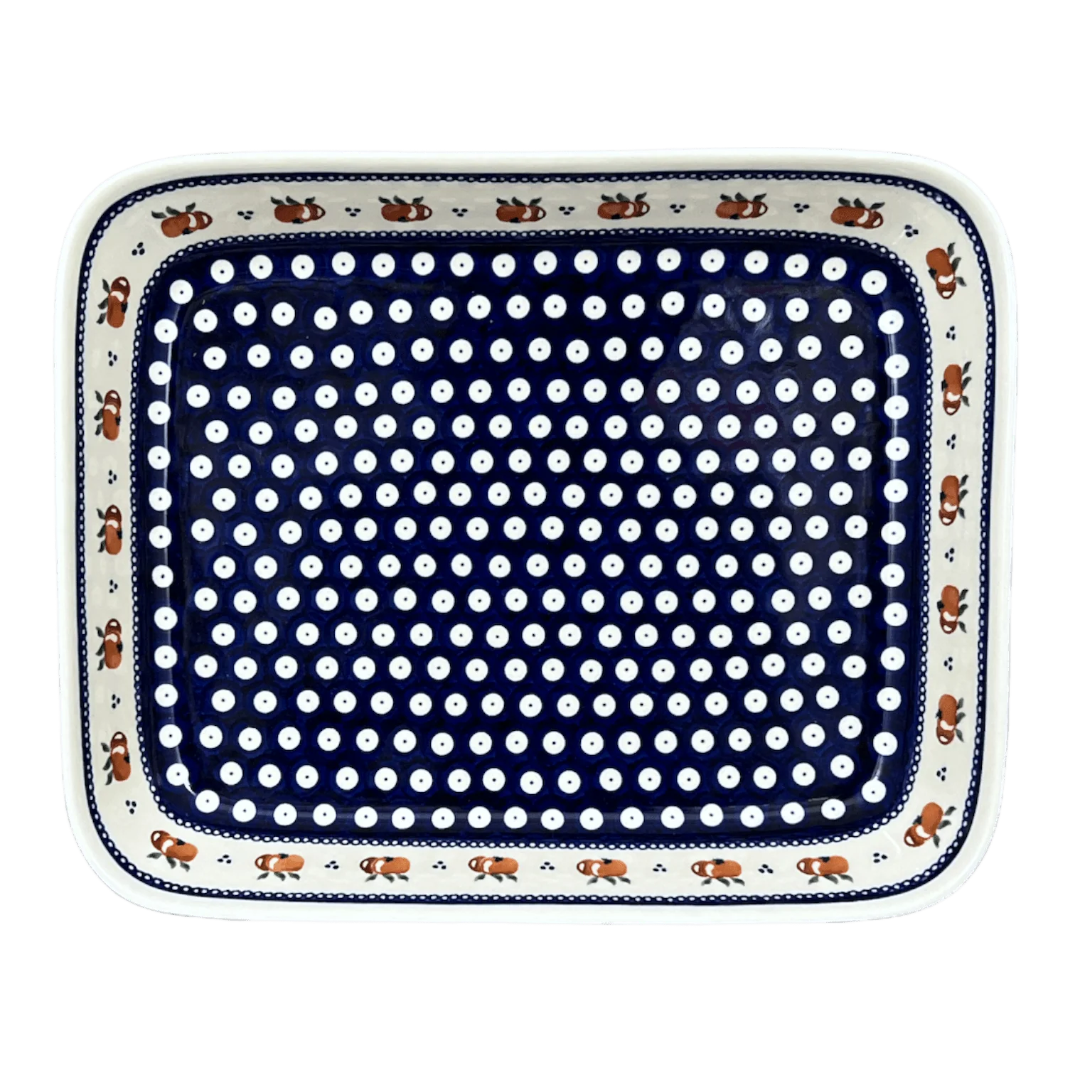 Baker, Rectangular, 10.5" x 13" in "Persimmon Dot" by Zaklady | Y372A-D479 - Image 2
