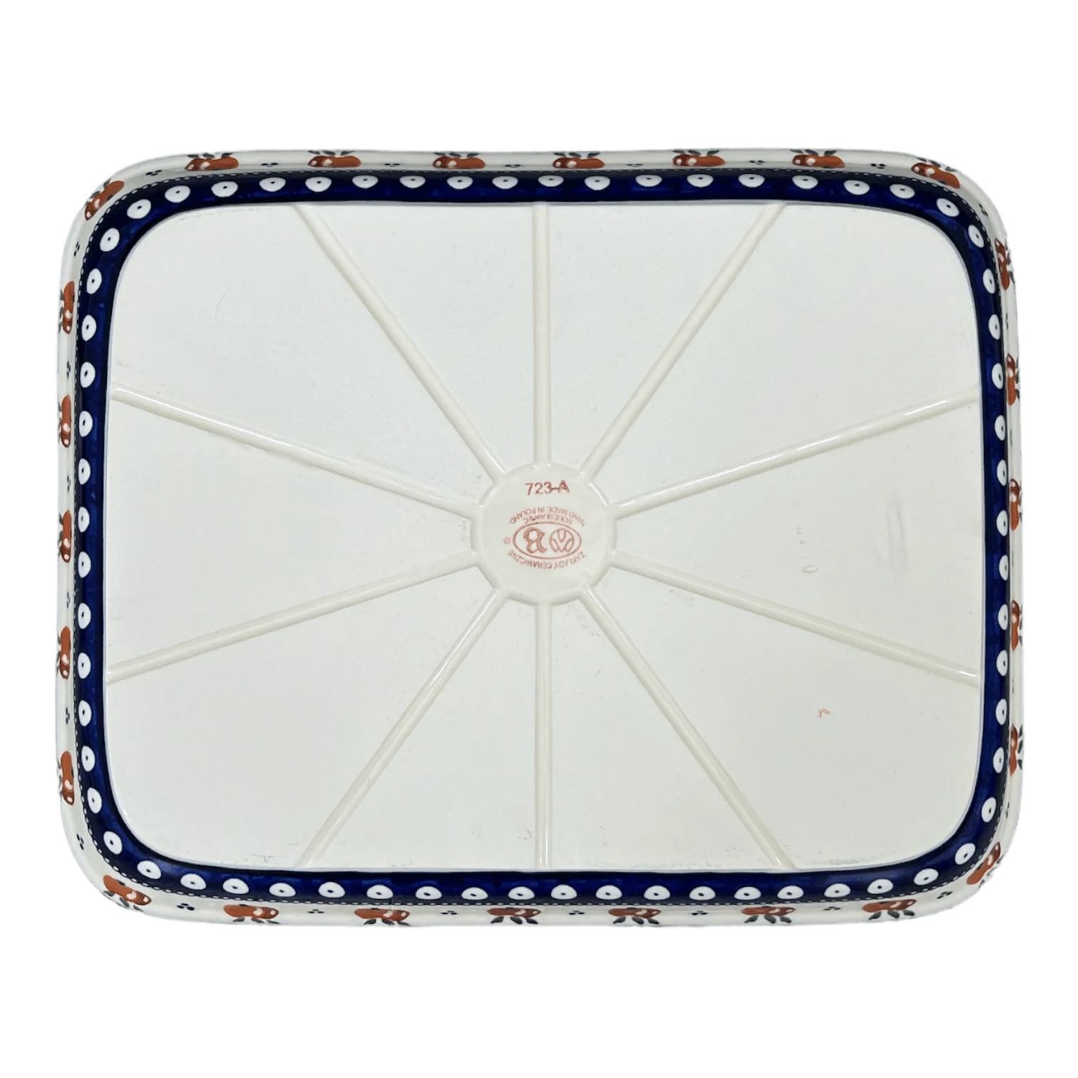 Baker, Rectangular, 10.5" x 13" in "Persimmon Dot" by Zaklady | Y372A-D479 - Image 3