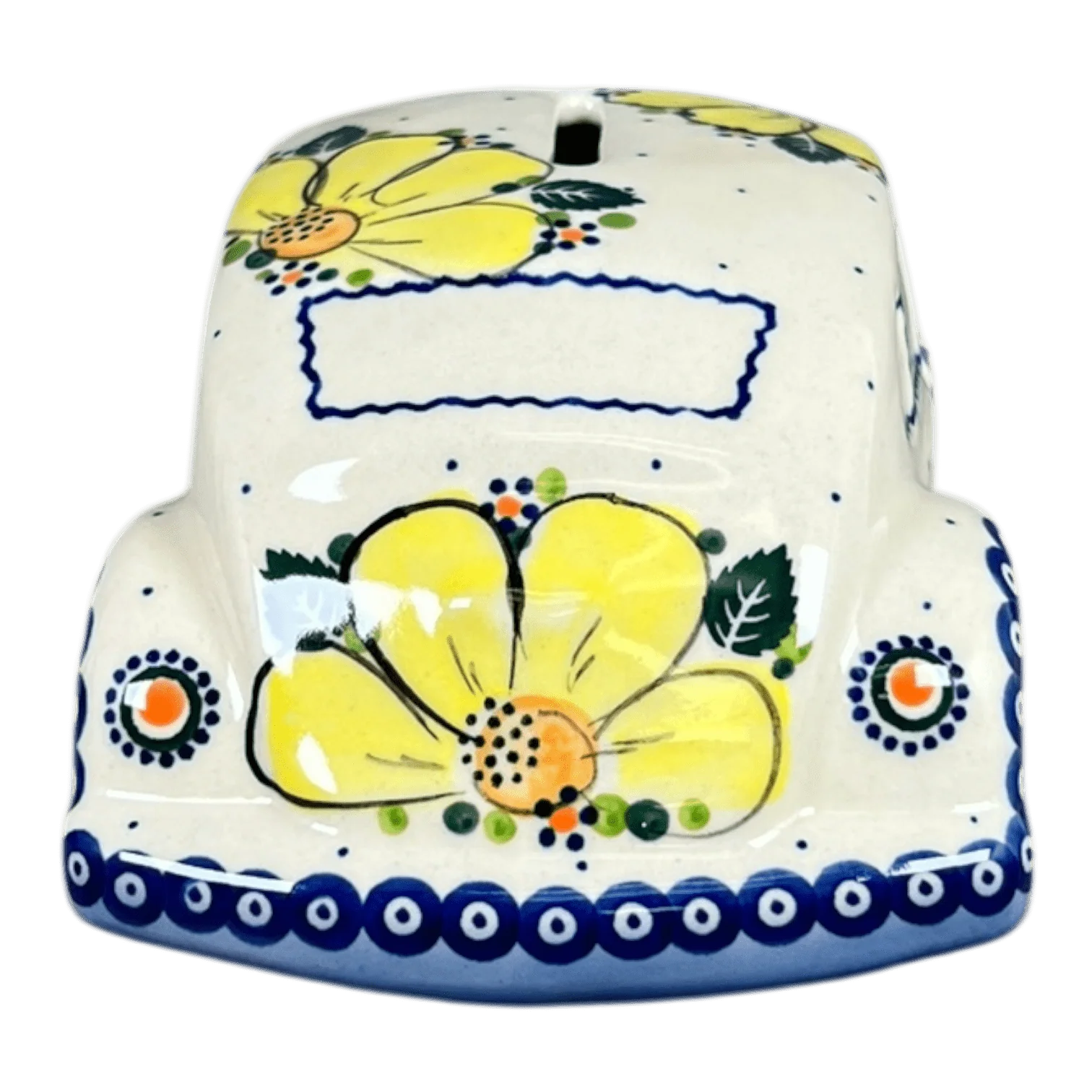 Bank, Beetle, 8.6" x 4.5" in "Yellow Daisy Dot" by Galia | GAD20-UJK1 - Image 2