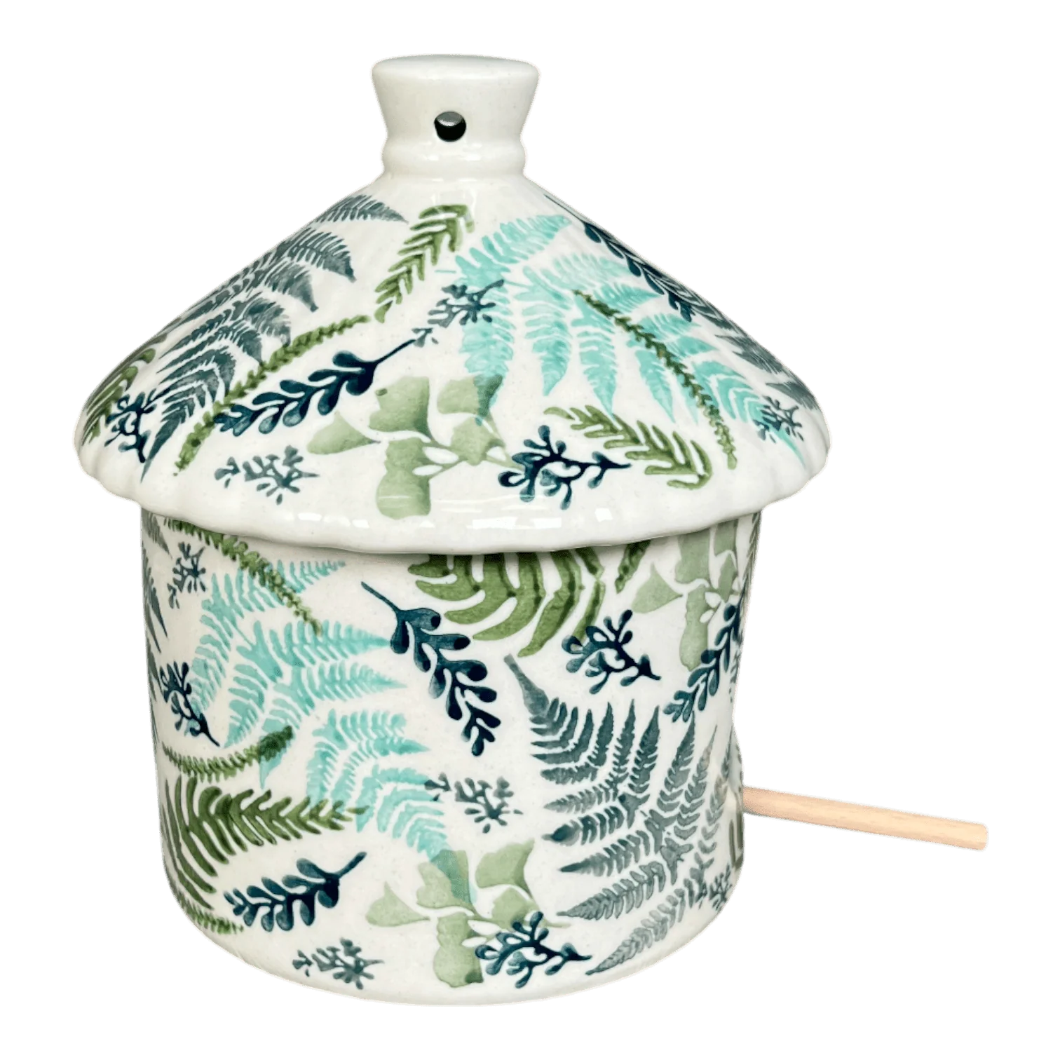 Bird House, 6.5" in "Scattered Ferns" by Manufaktura | K125S-GZ39 - Image 3