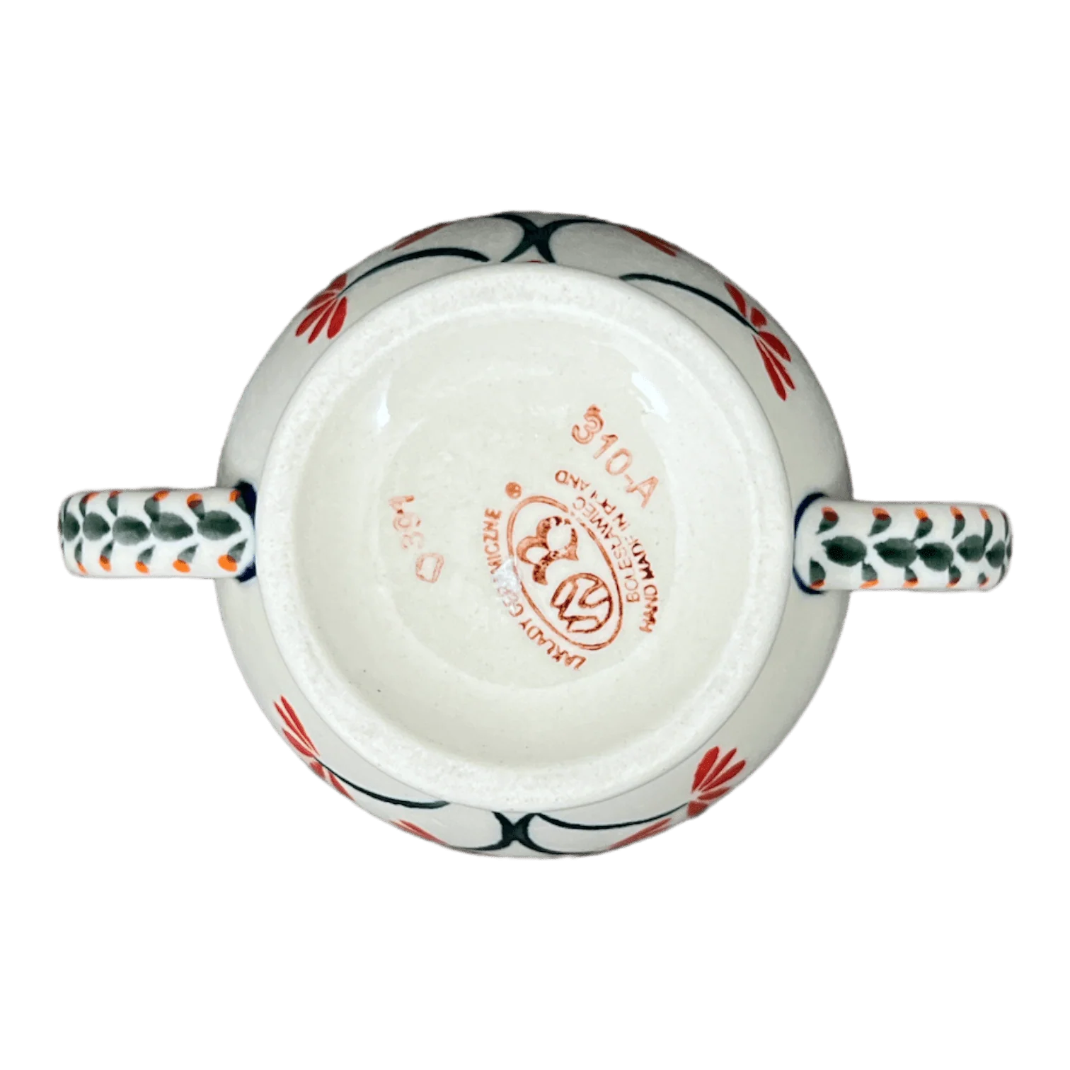 Bowl, Bird, Sugar Bowl, 11 oz in "Scarlet Stitch" by Zaklady | Y1234-A1158A - Image 4