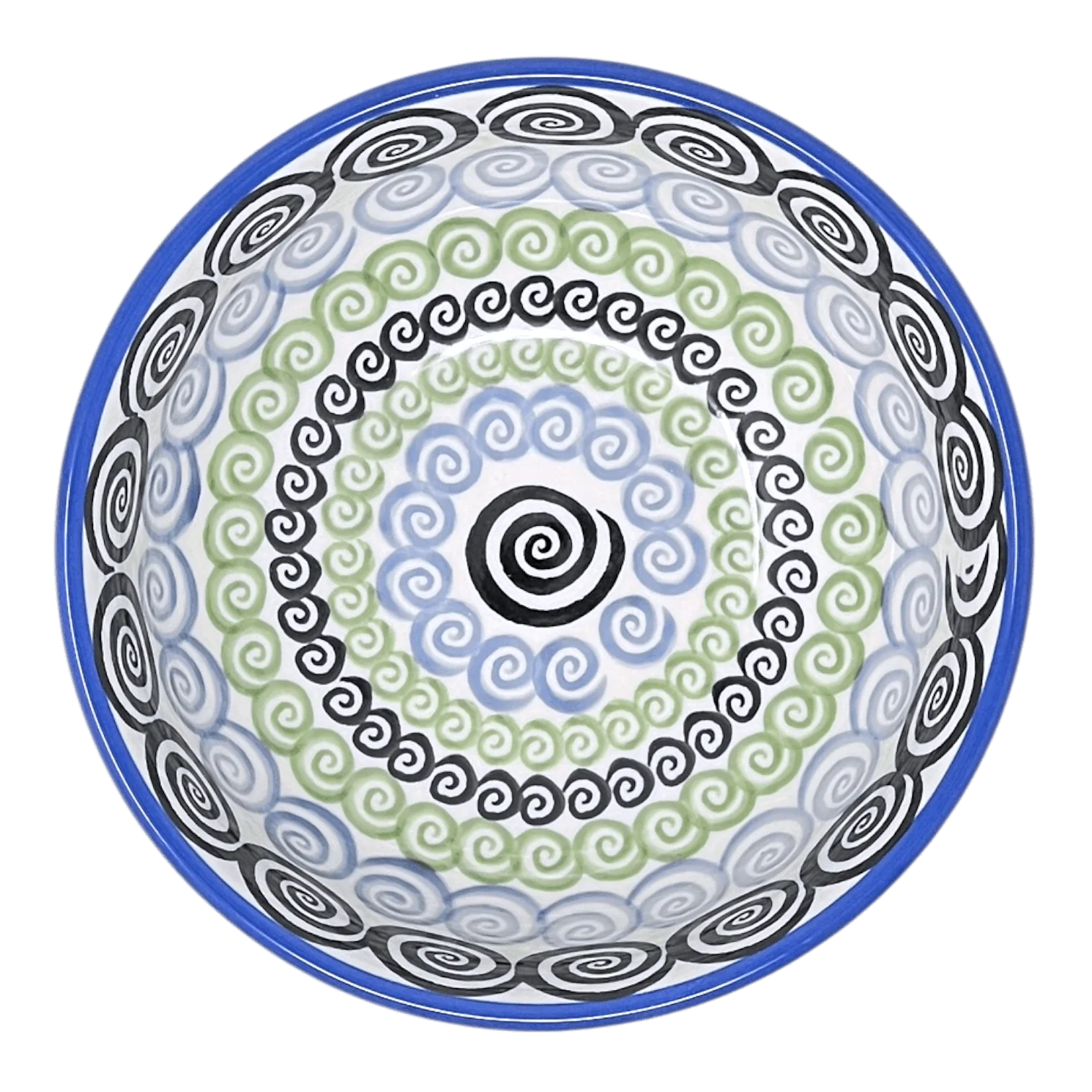 Bowl, Round, 6" in "Hypnotic Whirlpool" by Manufaktura | M089M-CGZC - Image 3