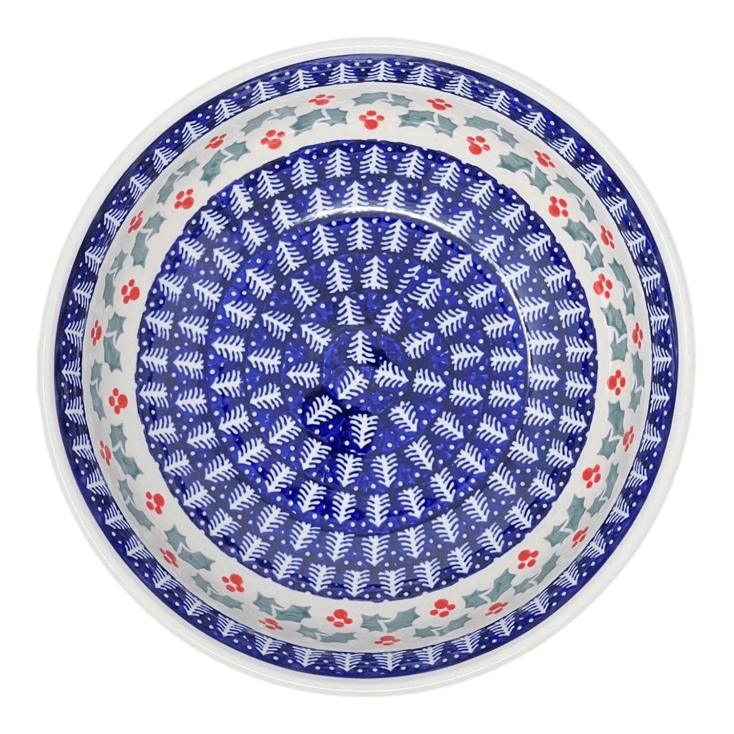 Bowl, Round, 8.5" in "Holiday Cheer" by Manufaktura | M135T-NOS2 - Image 2