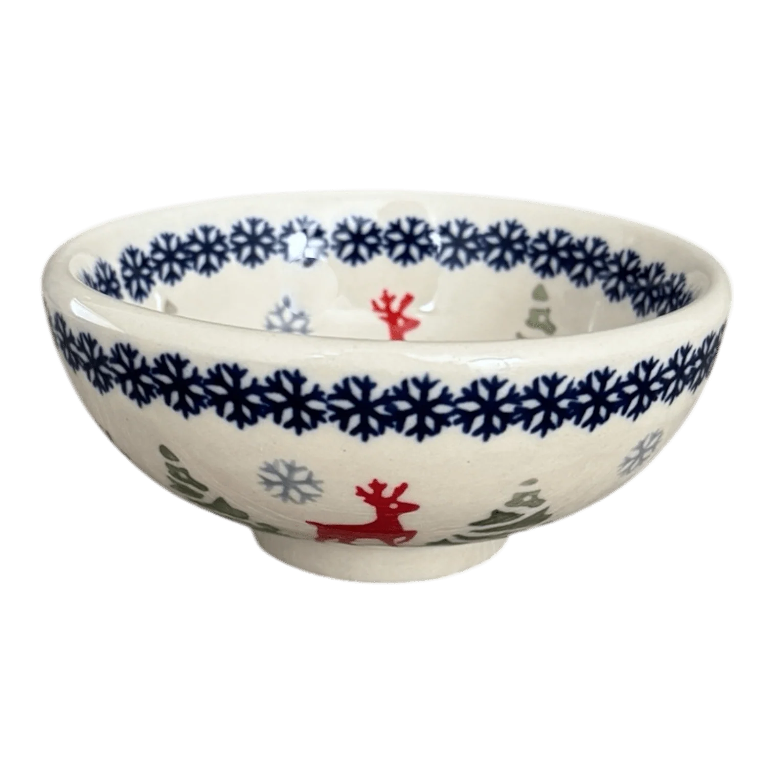 Bowl, Round, Dipping, 4.25" in "Reindeer Games" by Manufaktura | M153T-BL07