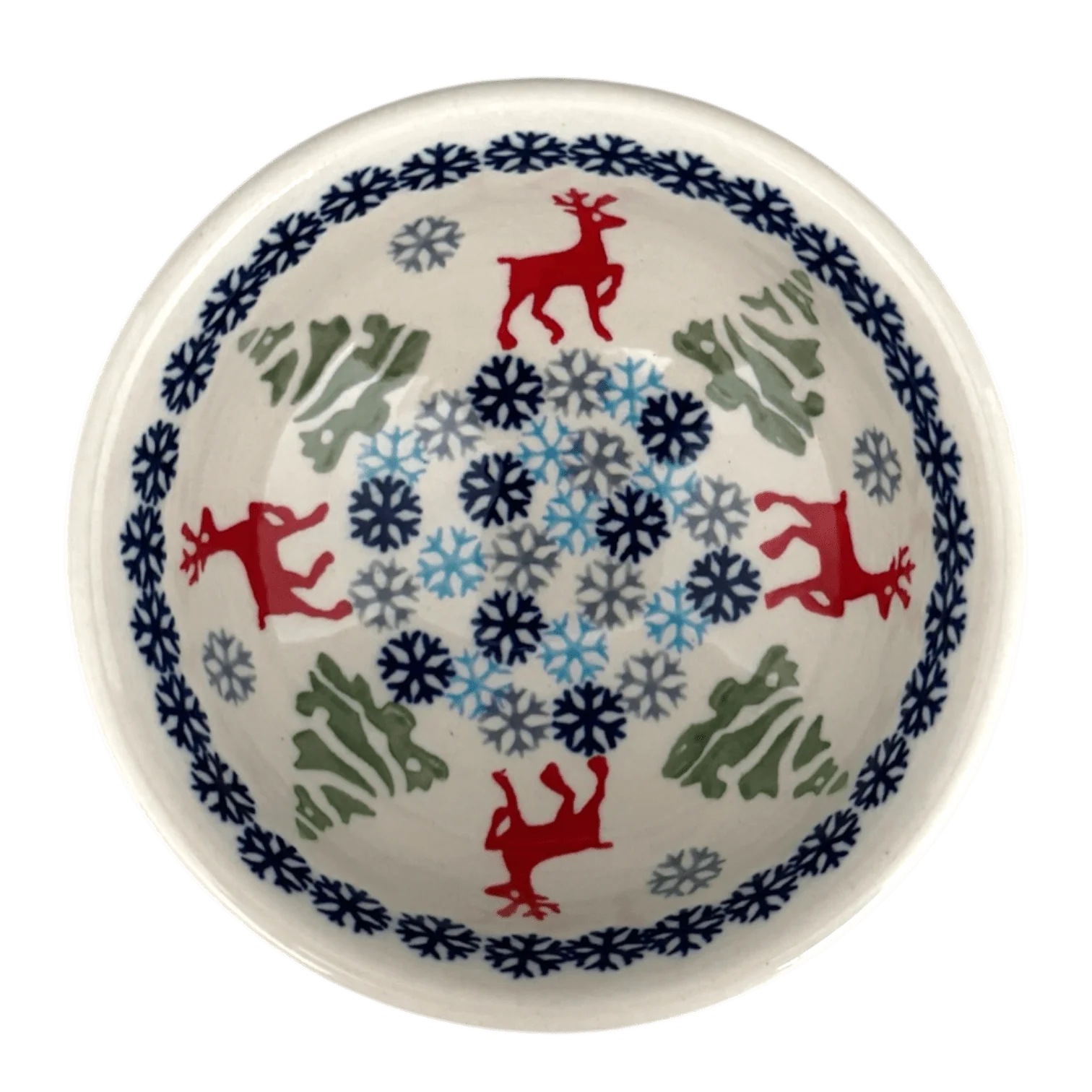 Bowl, Round, Dipping, 4.25" in "Reindeer Games" by Manufaktura | M153T-BL07 - Image 2