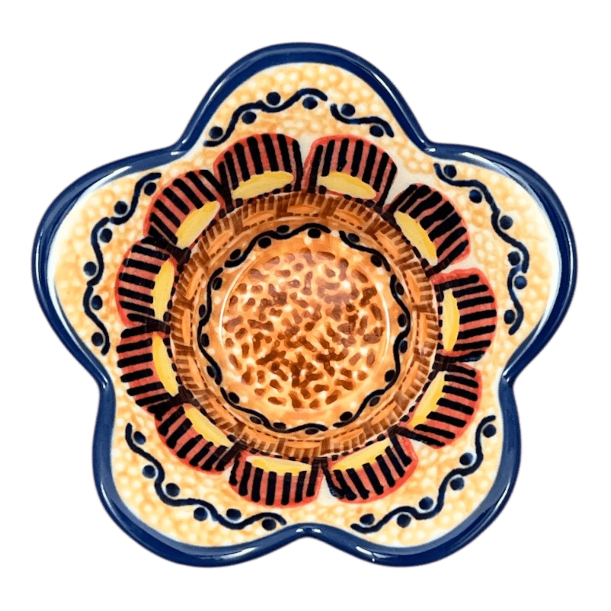 Bowl, Scalloped, 2" in "Desert Sunrise" by Manufaktura | P206U-KLJ - Image 2