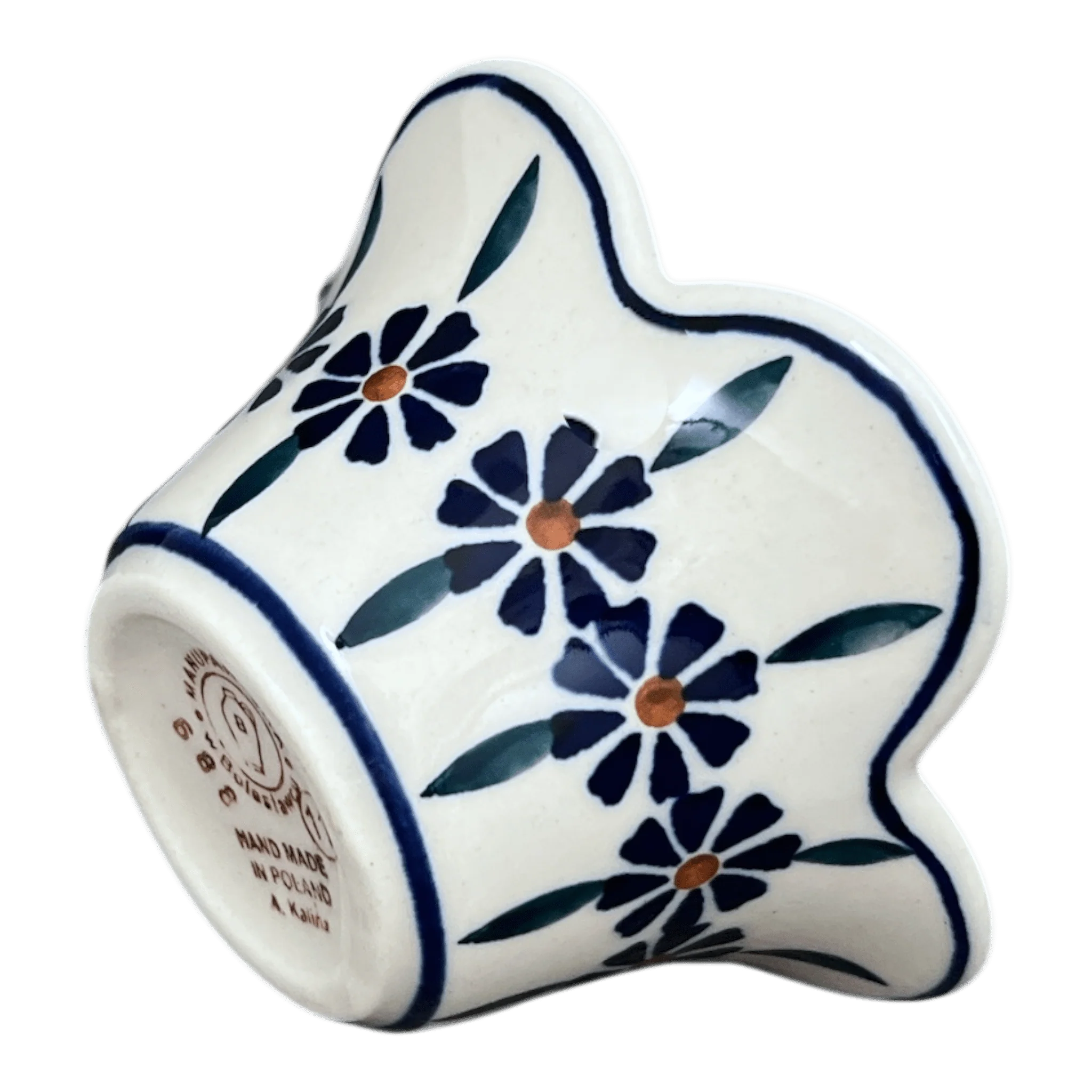 Bowl, Scalloped, 2" in "Floral Peacock" by Manufaktura | P206T-54KK - Image 3
