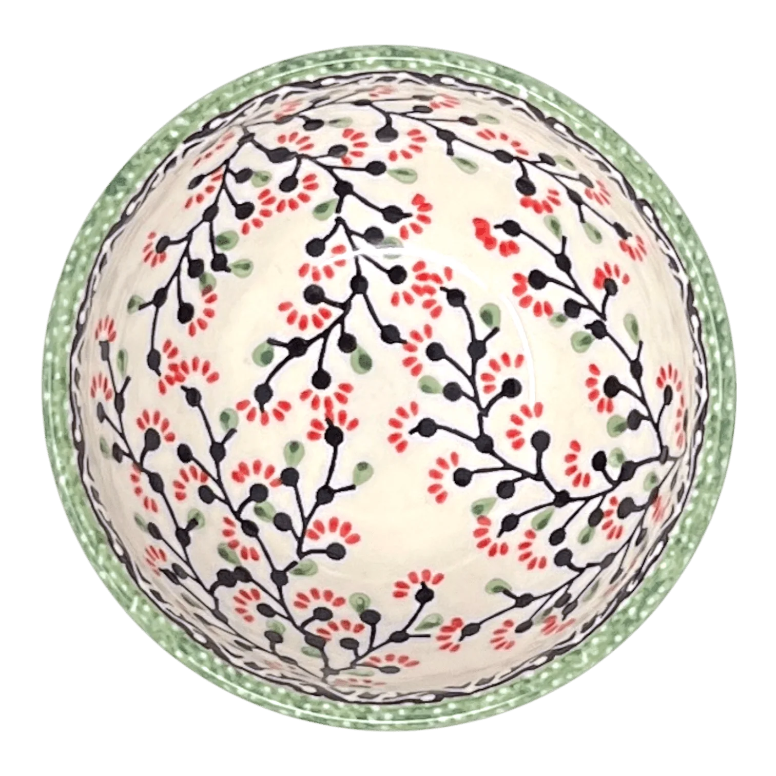 Bowl, Round, Tapered, 5.25" in "Cherry Blossoms" by Manufaktura | M052S-DPGJ - Image 2